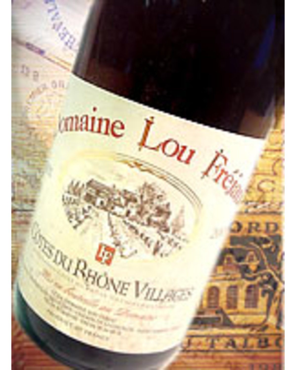 2001 Domaine Lou Frejau Cotes Du Rhone Villages Nicks Wine Merchants