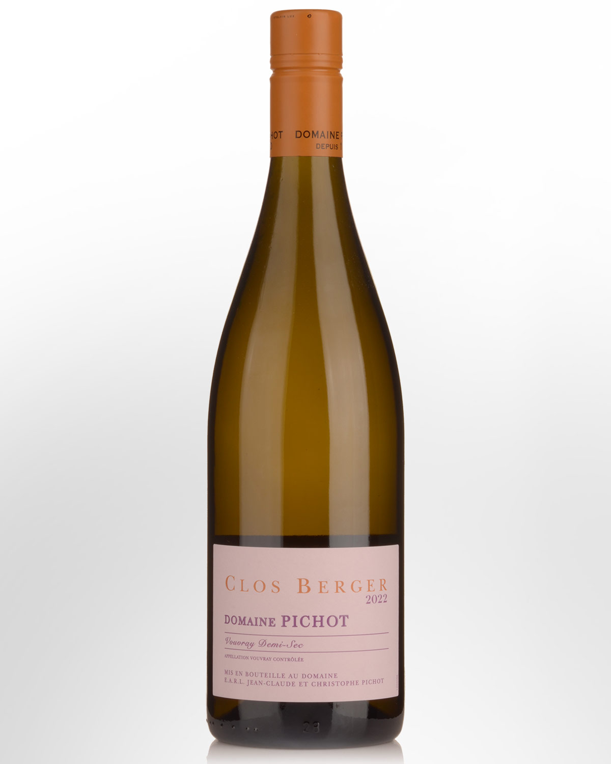 Domaine Pichot Clos Berger Vouvray Demi Sec Nicks Wine Merchants