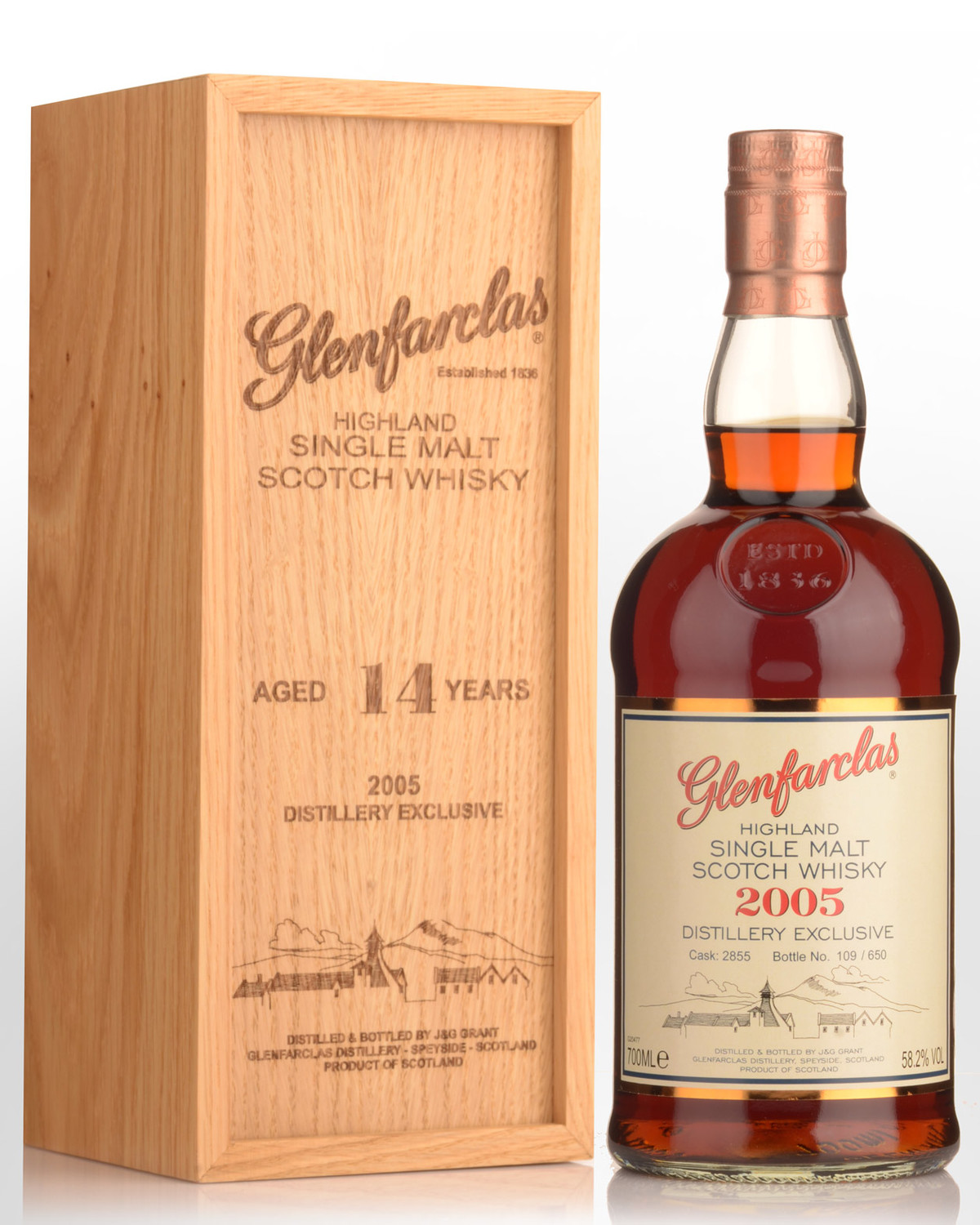 2005 Glenfarclas Distillery Exclusive 14 Year Old Cask Strength Single