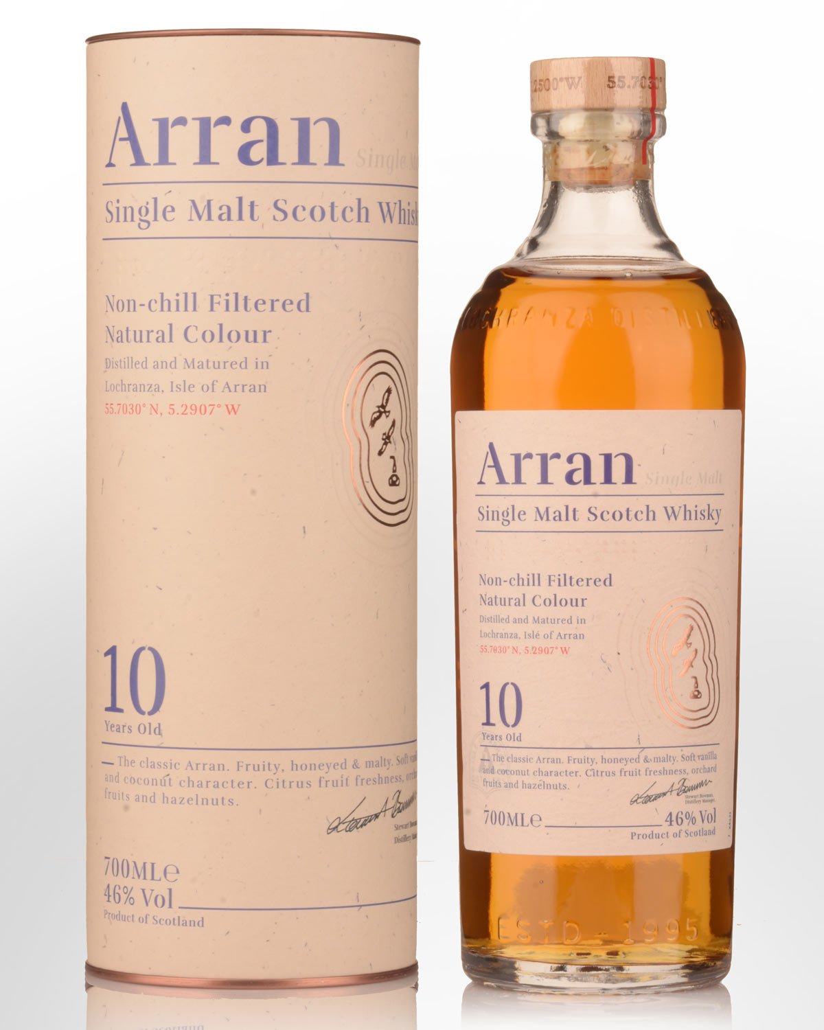 Arran 10 Year Old Single Malt Scotch Whisky (700ml)