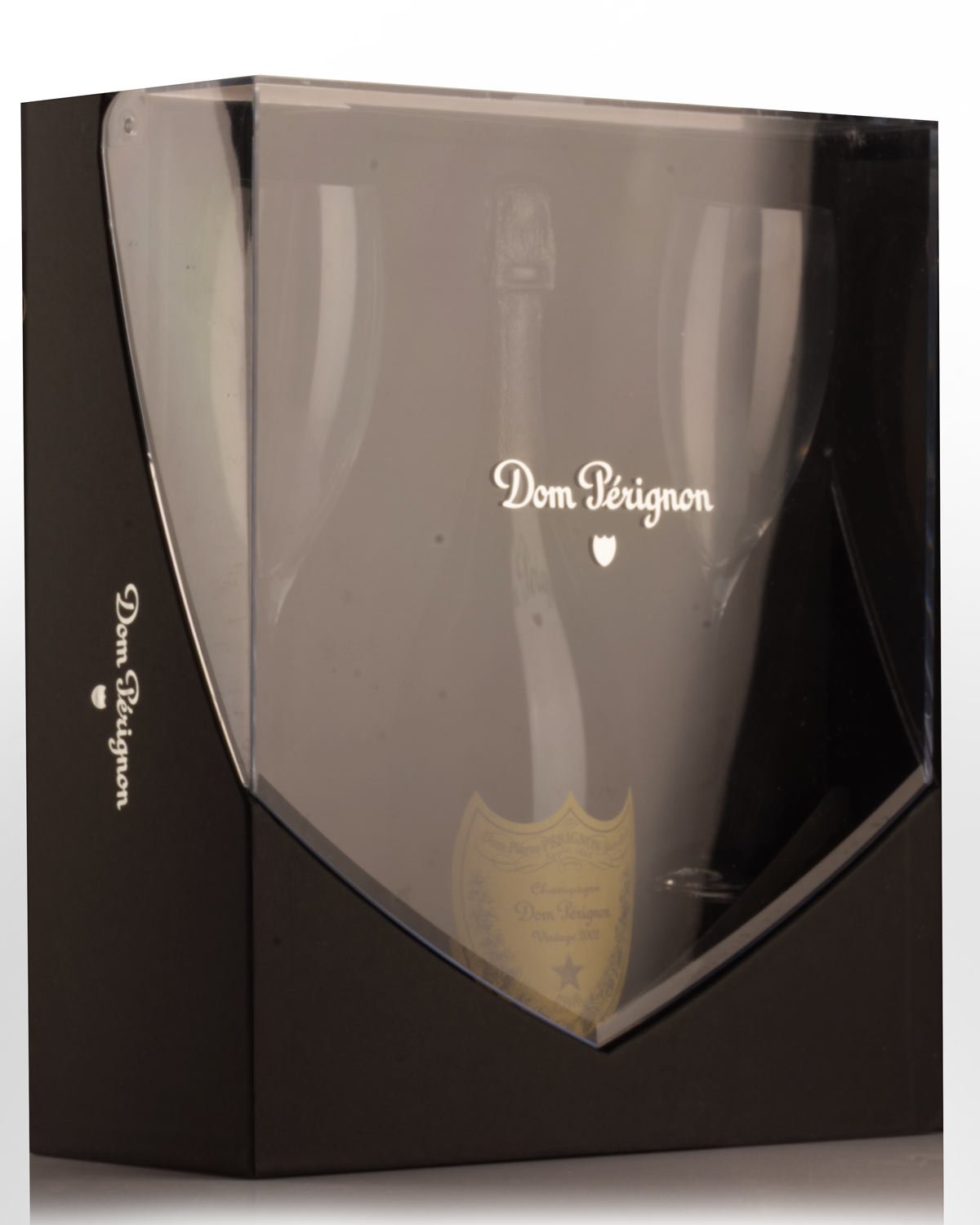 2002 Dom Perignon Twin Glass Gift Set Champagne