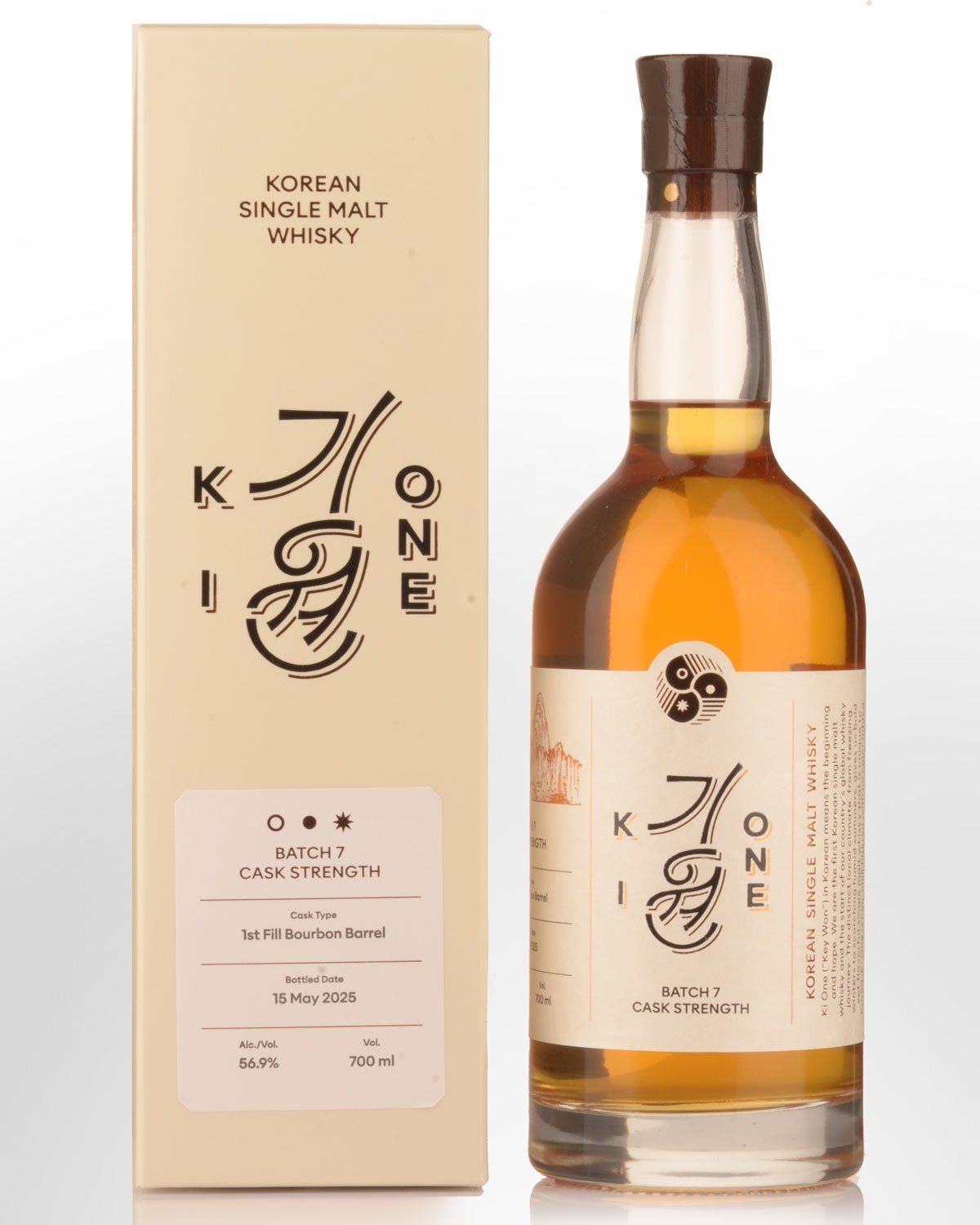 Ki One Cask Strength Single Malt Korean Whisky (700ml)