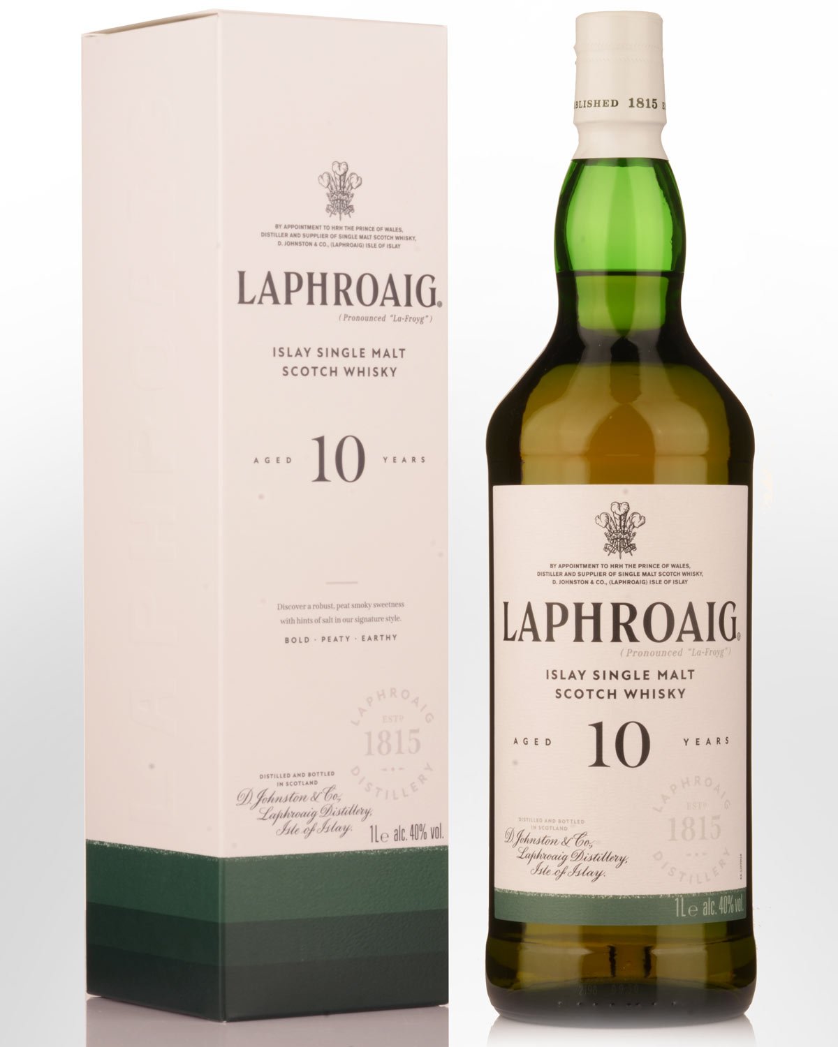 Laphroaig 10 Year Old Single Malt Scotch Whisky (1000ml)