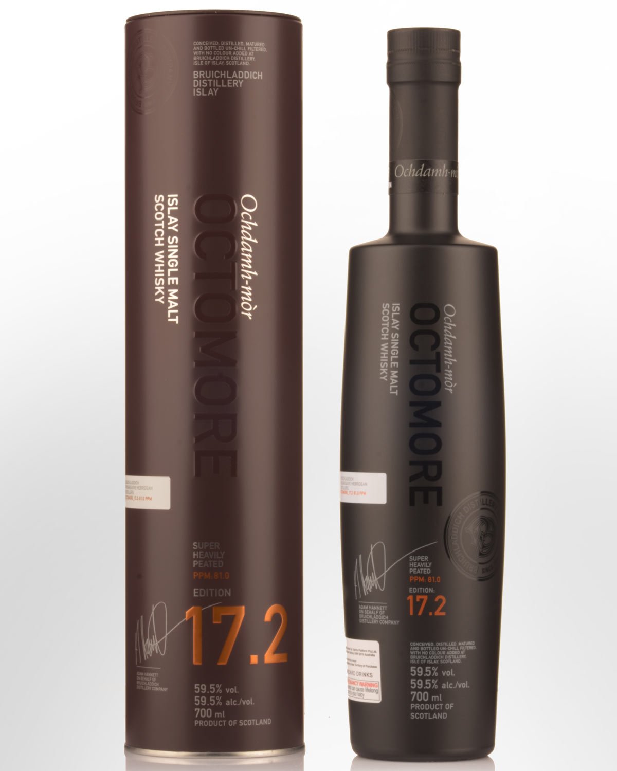 Bruichladdich Octomore 17.2 Cask Strength Single Malt Scotch Whisky (700ml)