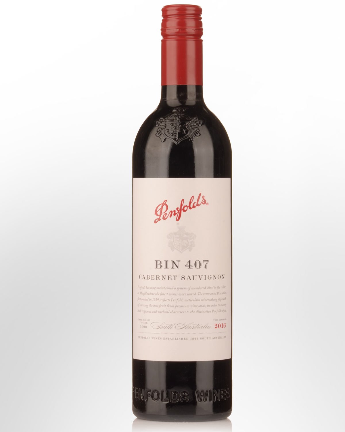 2016 Penfolds Bin 407 Cabernet Sauvignon