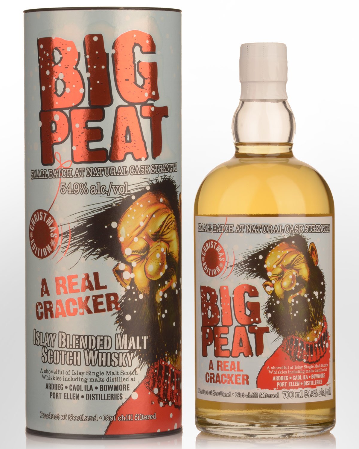 Douglas Laing's Big Peat Small Batch Cask Strength Islay Blended Malt Scotch Whisky (700ml) - 2013 Christmas Edition
