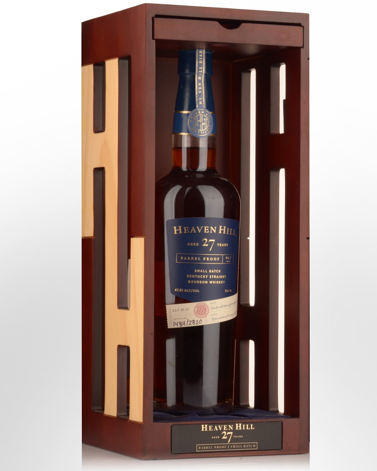 Heaven Hill 27 Year Old Small Batch Barrel Proof Straight Bourbon Whiskey (750ml)