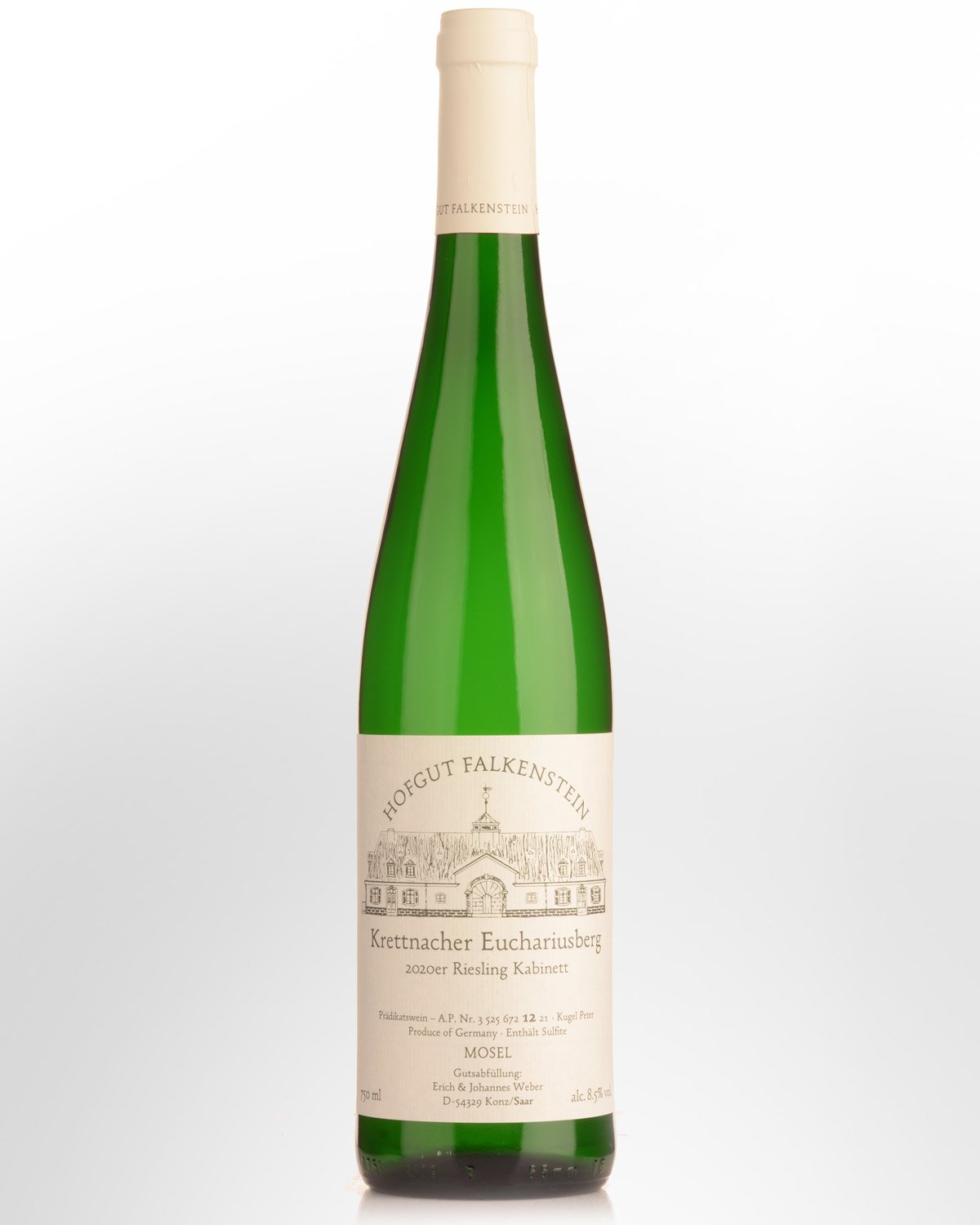 2020 Hofgut Falkenstein Krettnacher Euchariusberg Riesling Kabinett (Kugel Peter)