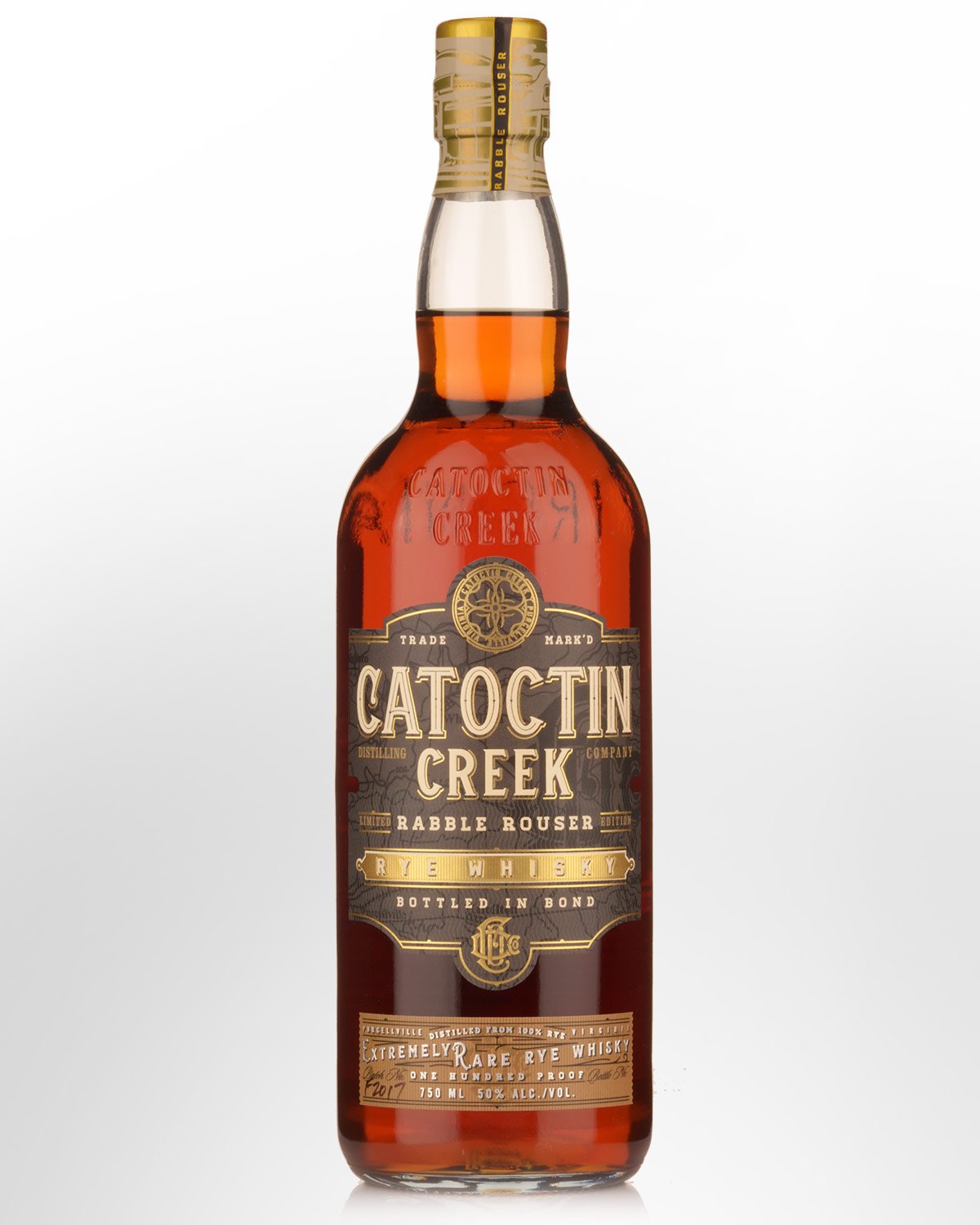 Catoctin Creek Rabble Rouser Bottled in Bond Rye Whiskey (750ml)
