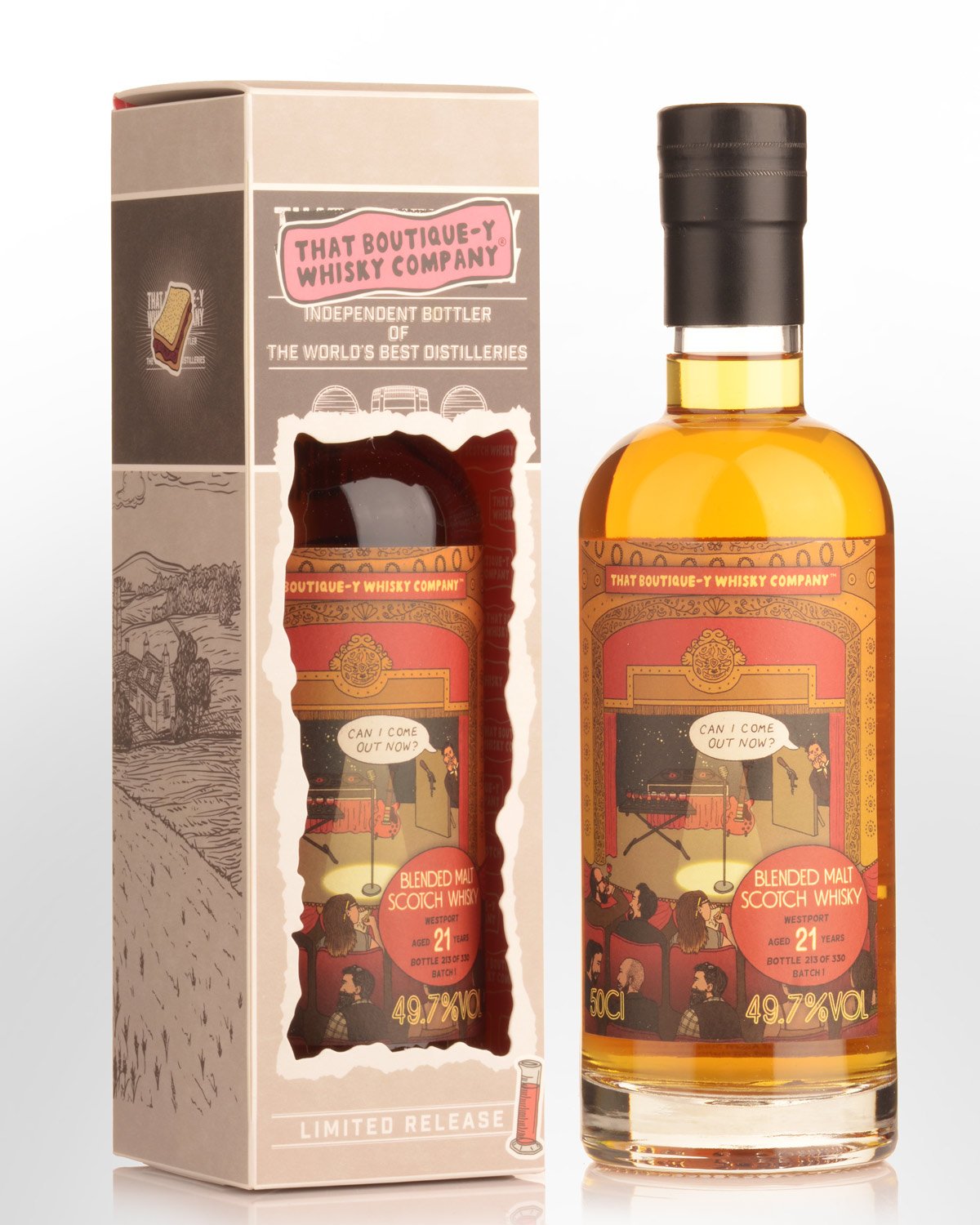 That Boutique-y Whisky Company Westport 21 Year Old Batch 1 Blended Malt Scotch Whisky (500ml)