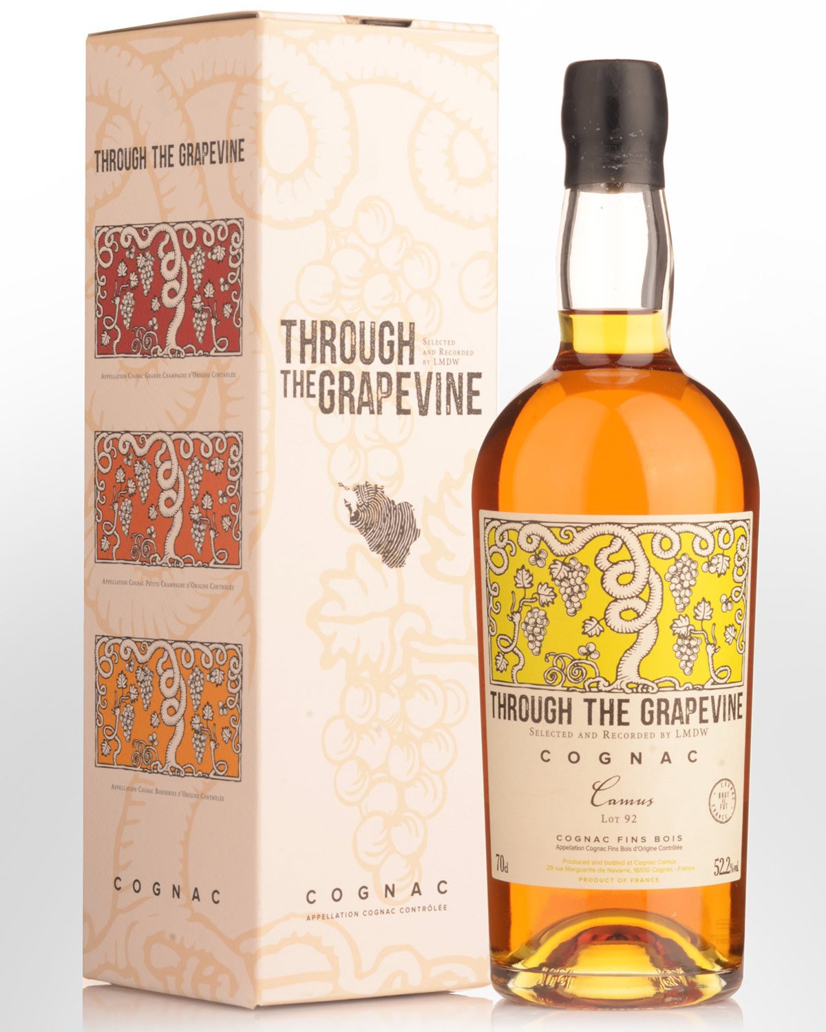 Through The Grapevine Camus Lot 92 Cask Strength Cognac (700ml)