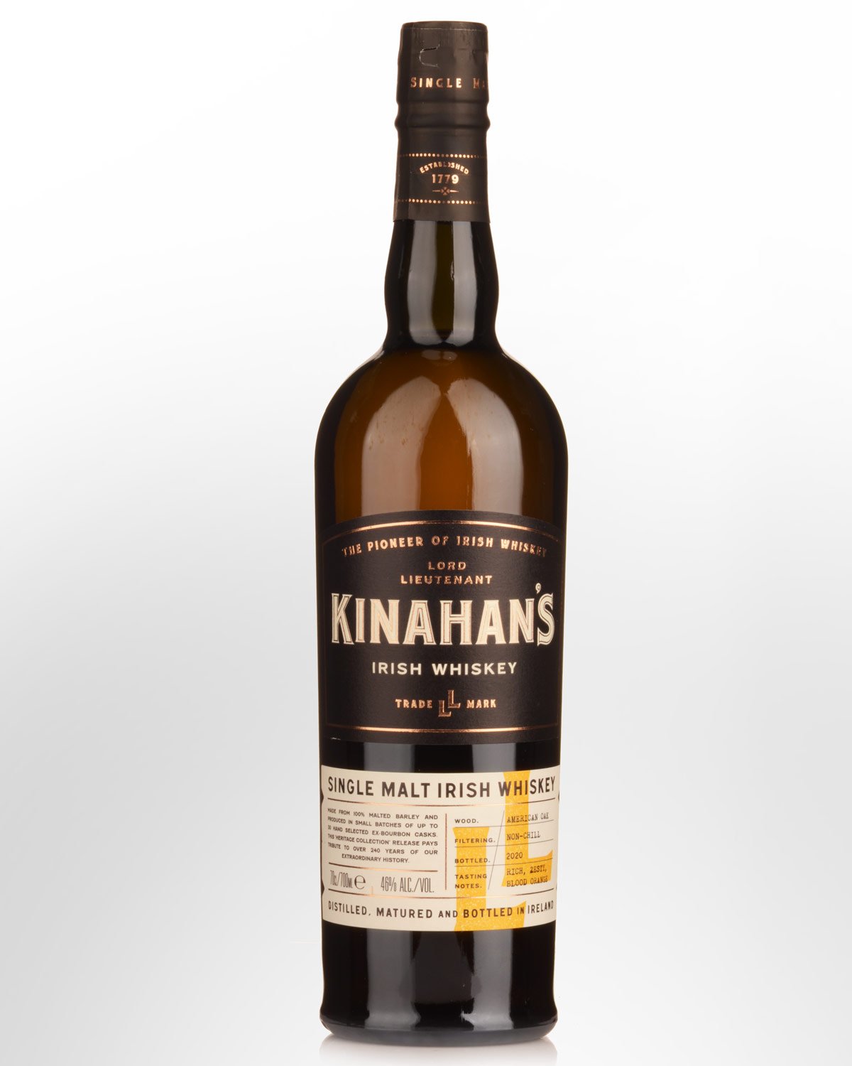 Kinahans Single Malt Irish Whiskey (700ml)