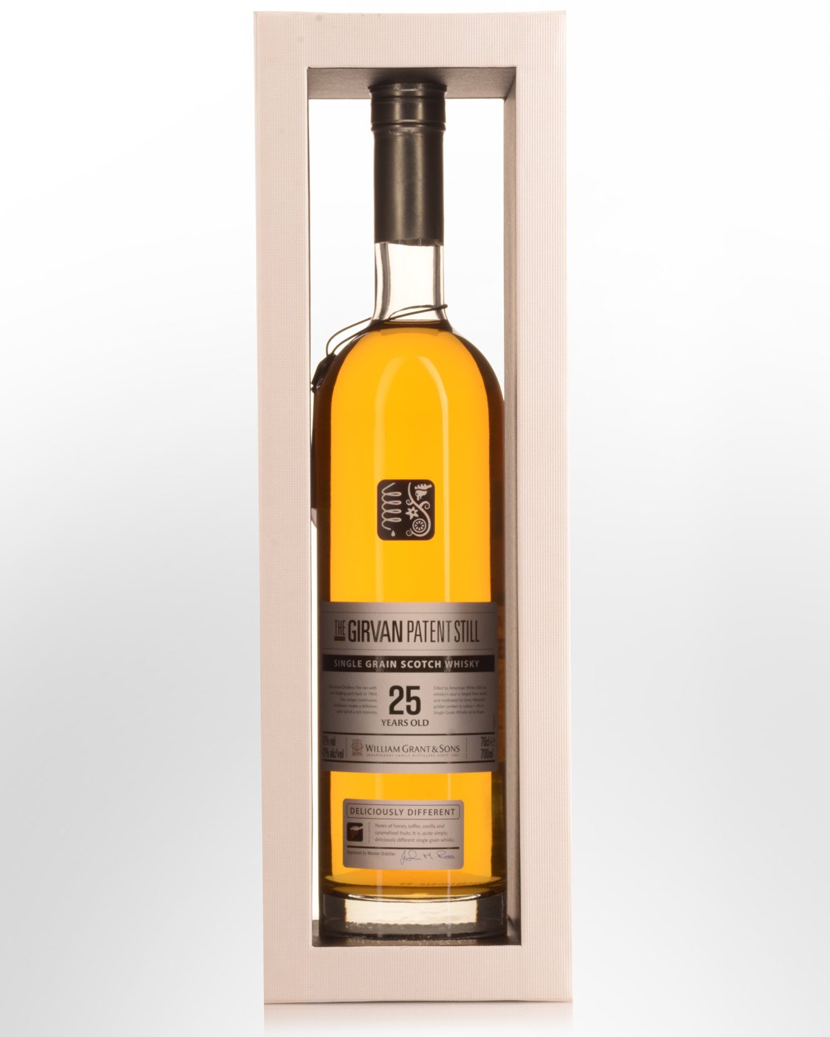 The Girvan Patent Still 25 Year Old Single Grain Scotch Whisky (700ml)