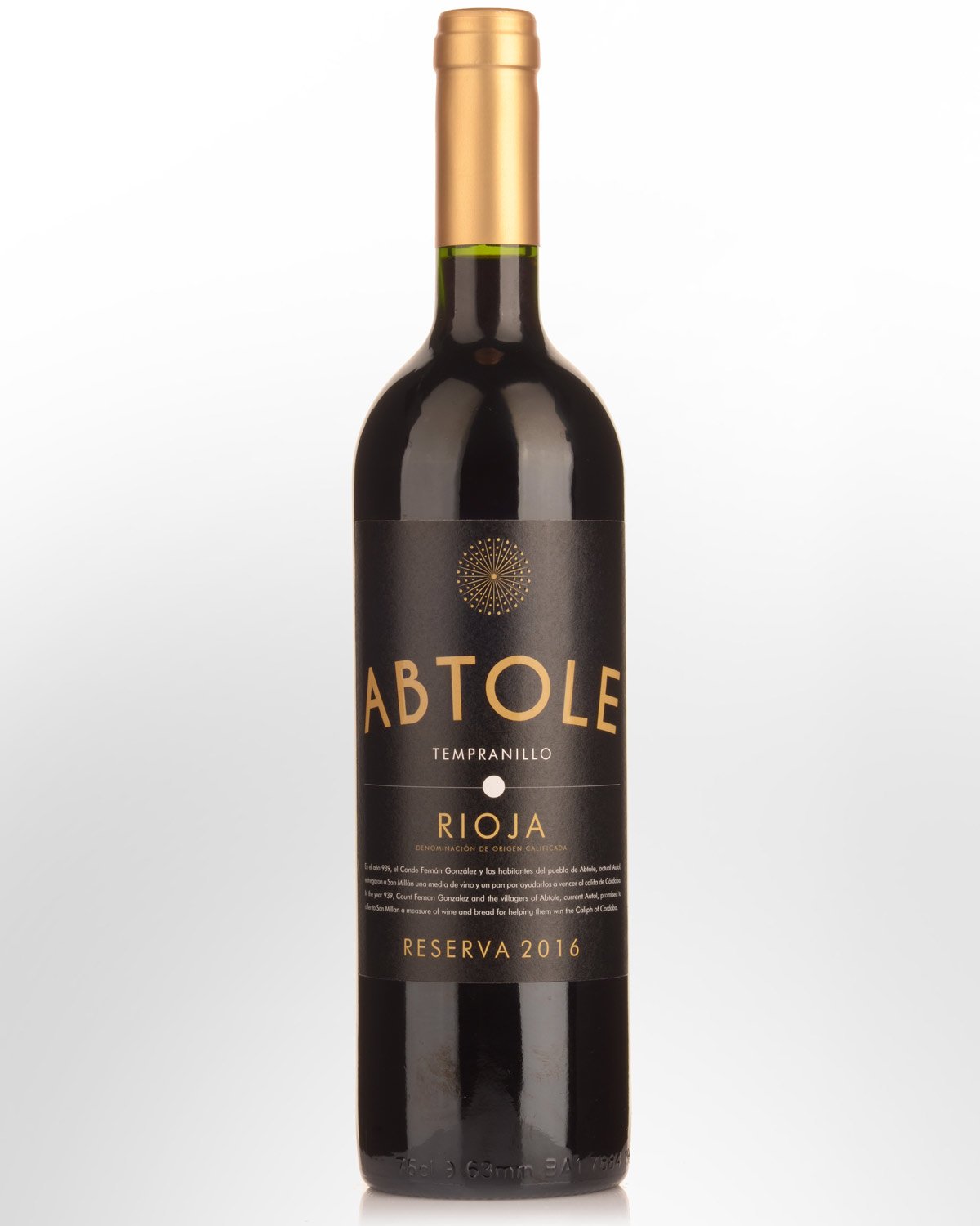 2016 Abtole Reserva Rioja Tempranillo