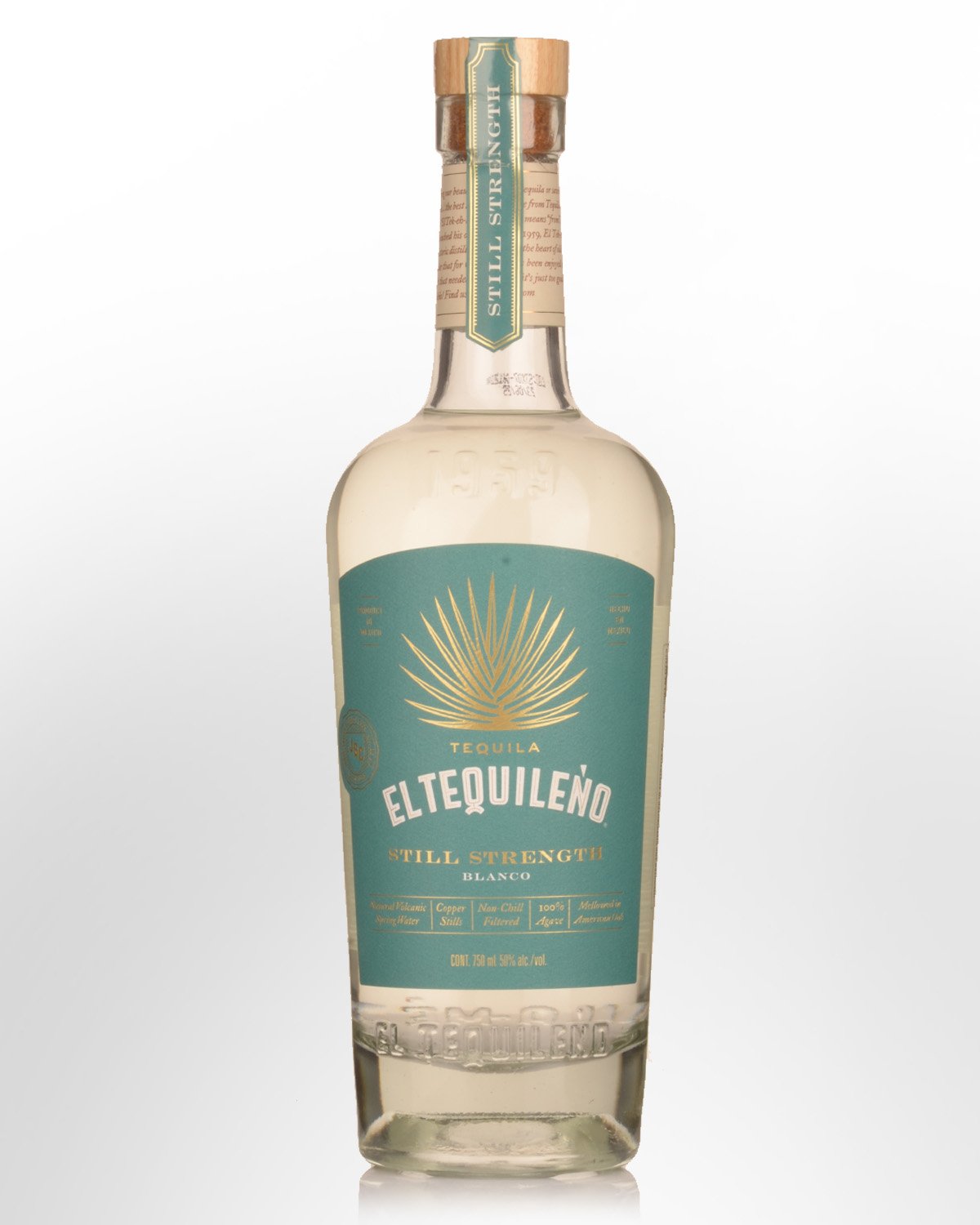 El Tequileno Still Strength 100 Proof Blanco Tequila (750ml)