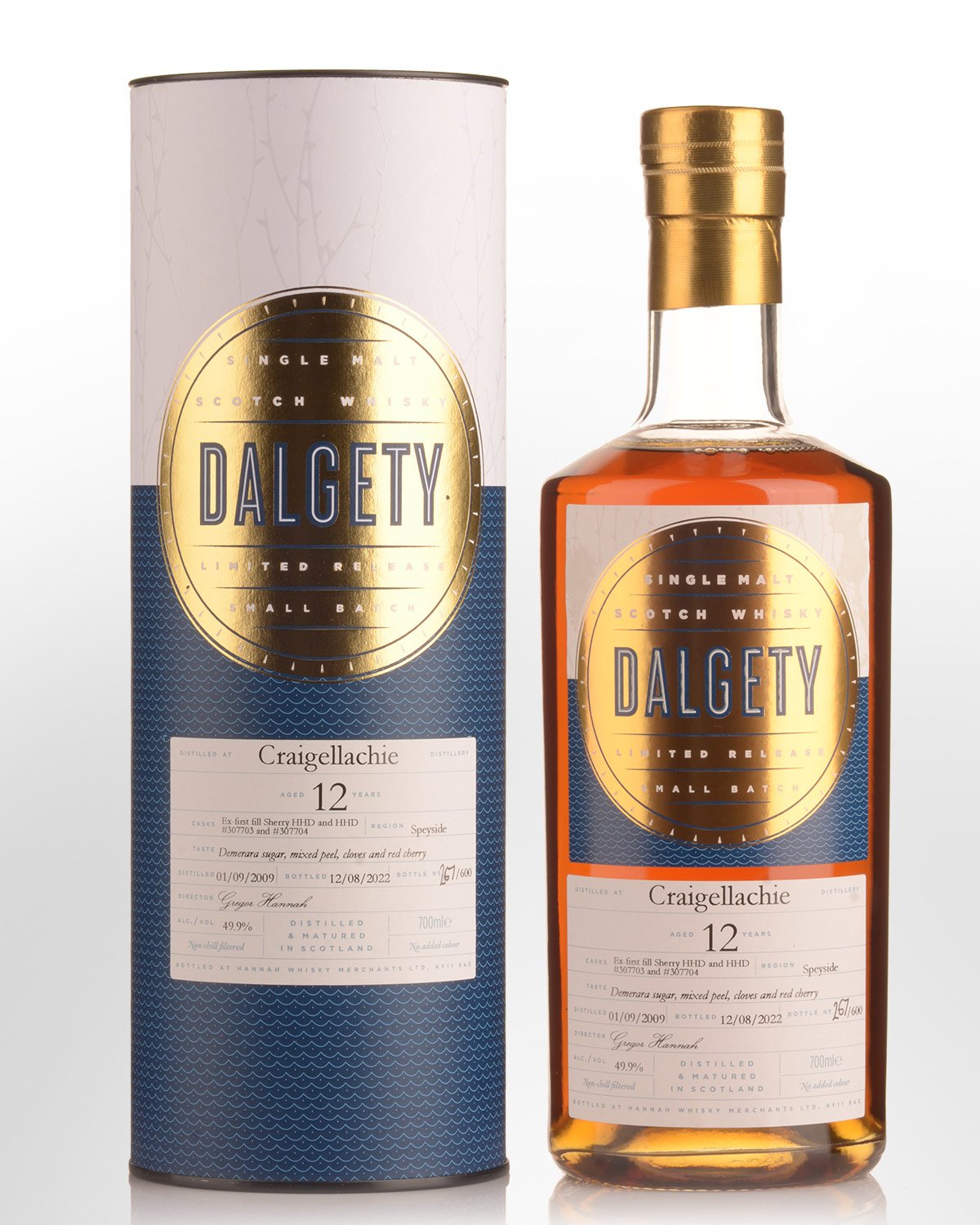 2009 Dalgety Craigellachie Small Batch 12 Year Old Single Malt Scotch Whisky (700ml)