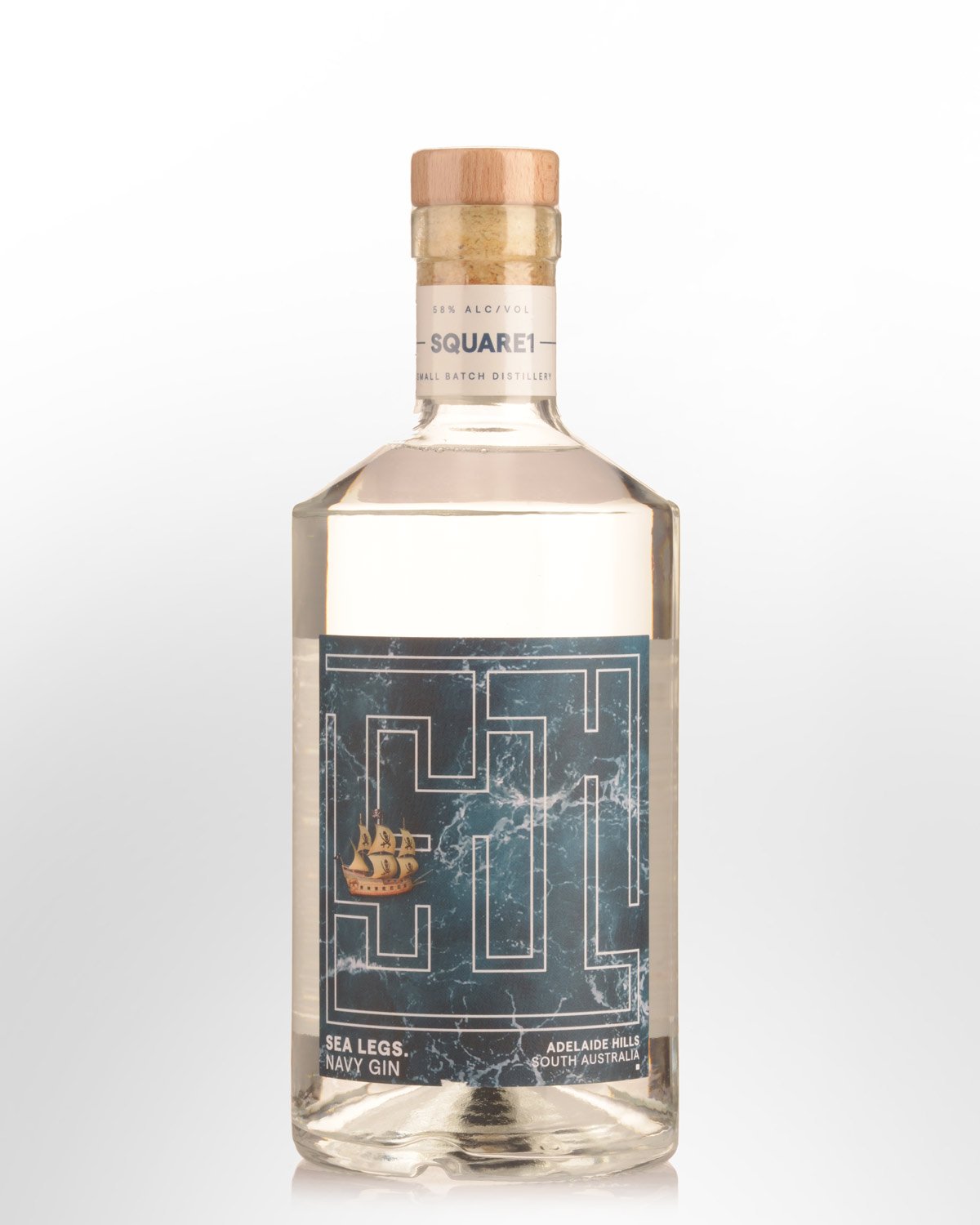 Square 1 Sea Legs. Navy Gin (700ml)