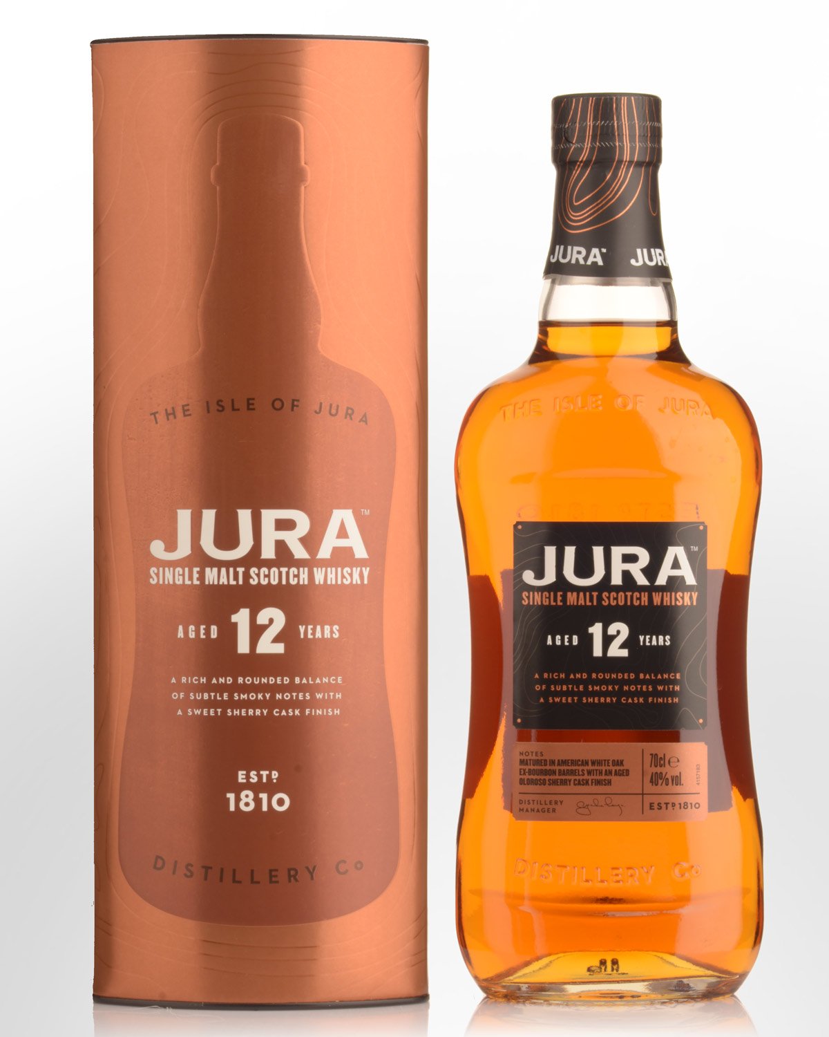Isle of Jura 12 Year Old Single Malt Scotch Whisky (700ml)