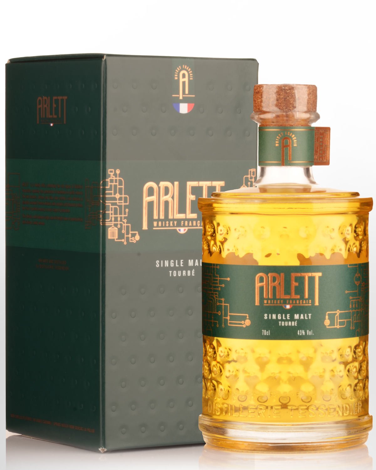 Arlett Tourbe (Peated) Single Malt French Whisky (700ml)