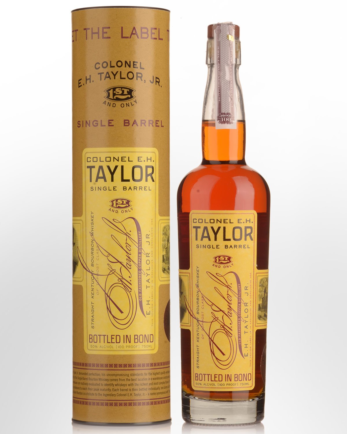 Colonel E.H. Taylor 100 Proof Single Barrel Bourbon Whiskey (750ml) - Whiskey Hunt Australia Selection