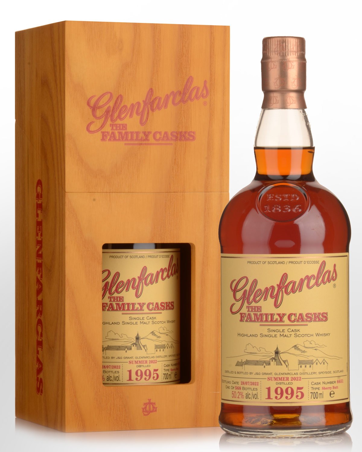 1995 Glenfarclas The Family Casks Cask Strength Single Malt Scotch Whisky (700ml) - Summer 2022 Release