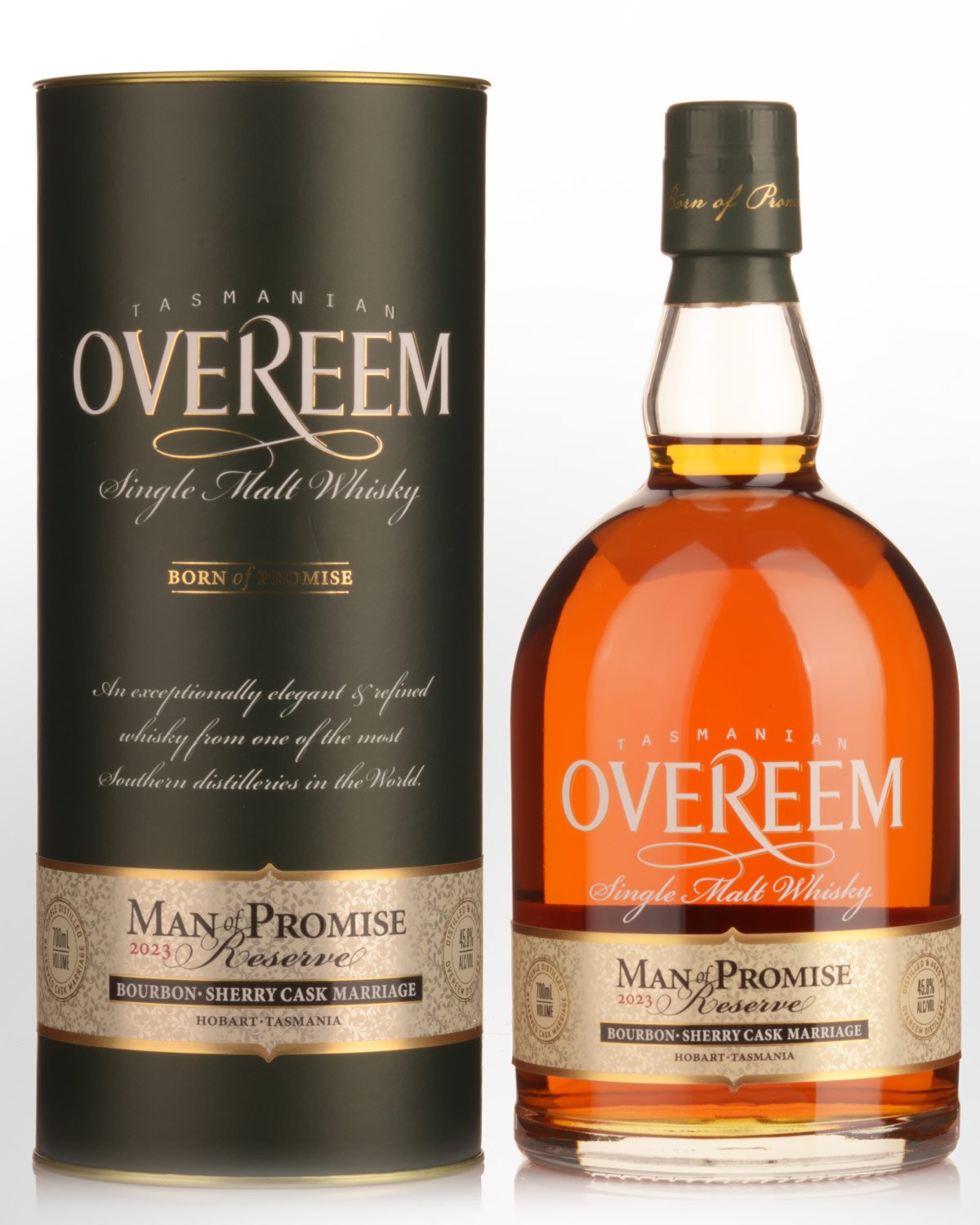 Overeem Distillery "Man of Promise Reserve" Single Malt Australian Whisky (700ml) - 2023 Release