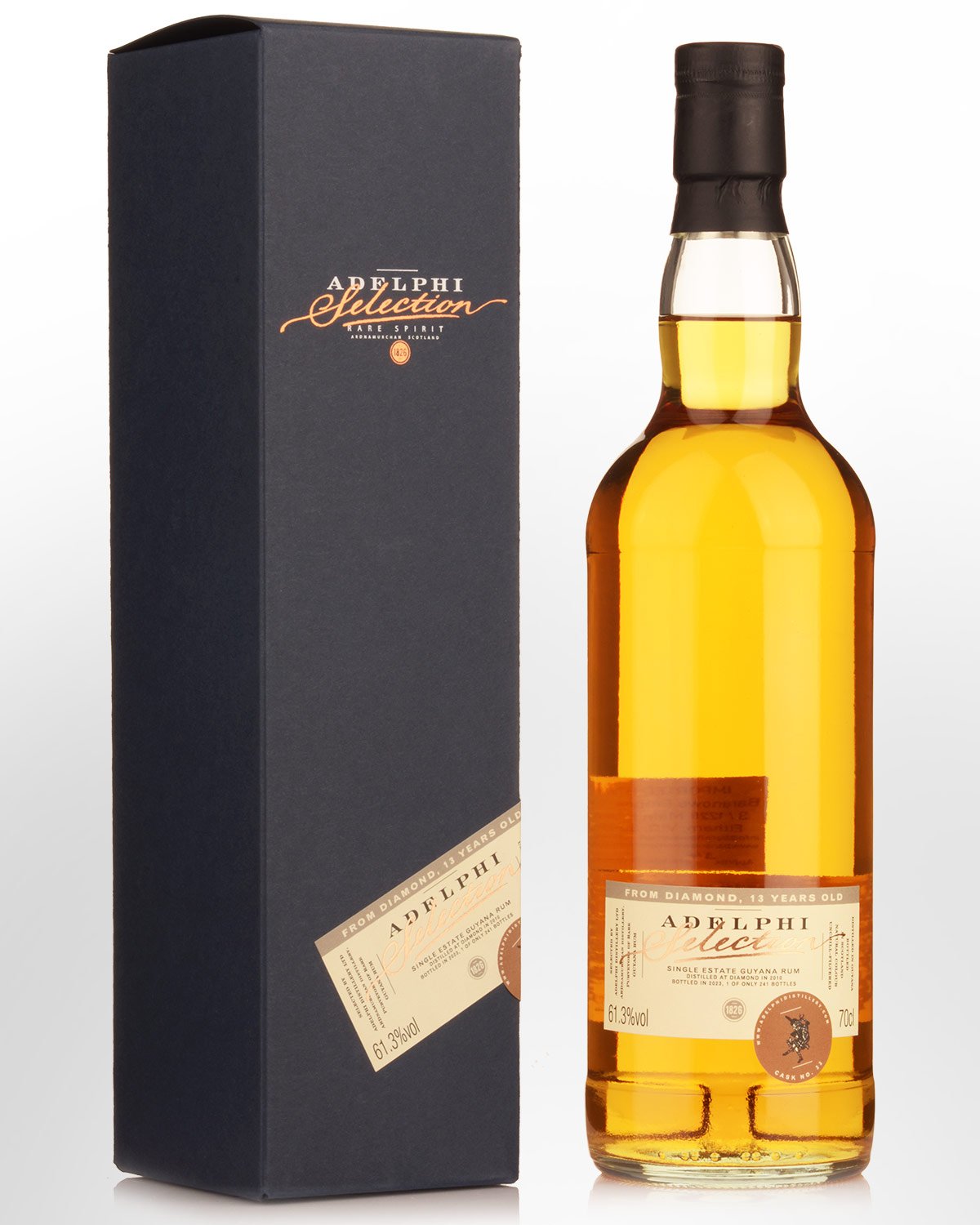 2010 Adelphi Diamond Single Cask 13 Year Old Cask Strength Guyana Rum (700ml)