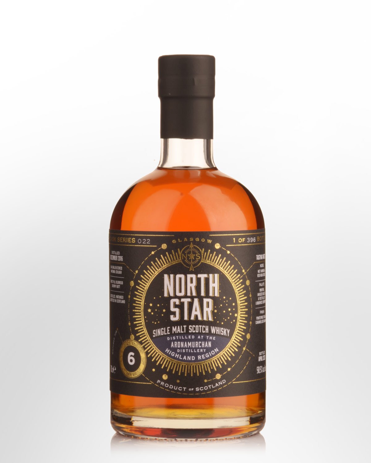 2016 North Star Ardnamurchan 6 Year Old Cask Strength Single Malt Scotch Whisky (700ml)