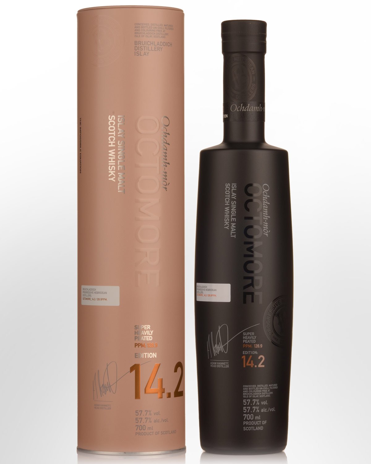 Bruichladdich Octomore 14.2 Cask Strength Single Malt Scotch Whisky (700ml) - DAMAGED GIFT TUBE