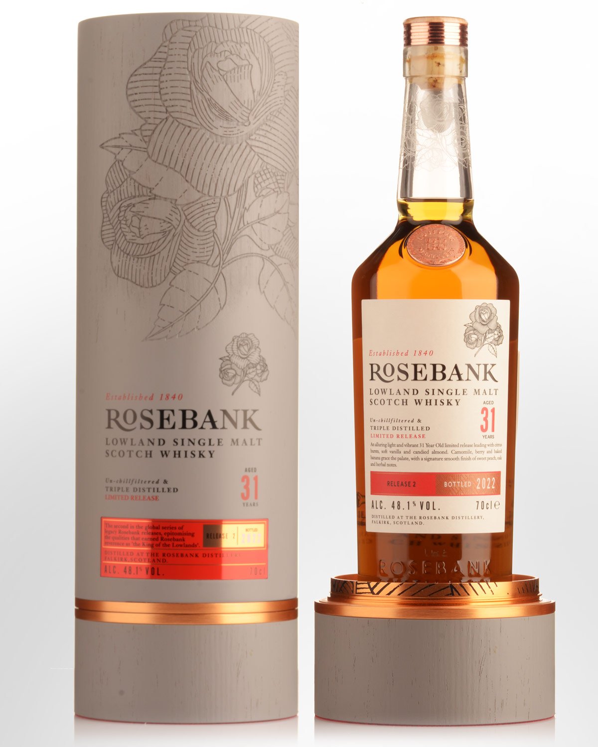 Rosebank 31 Year Old Release 2 Single Malt Scotch Whisky (700ml)