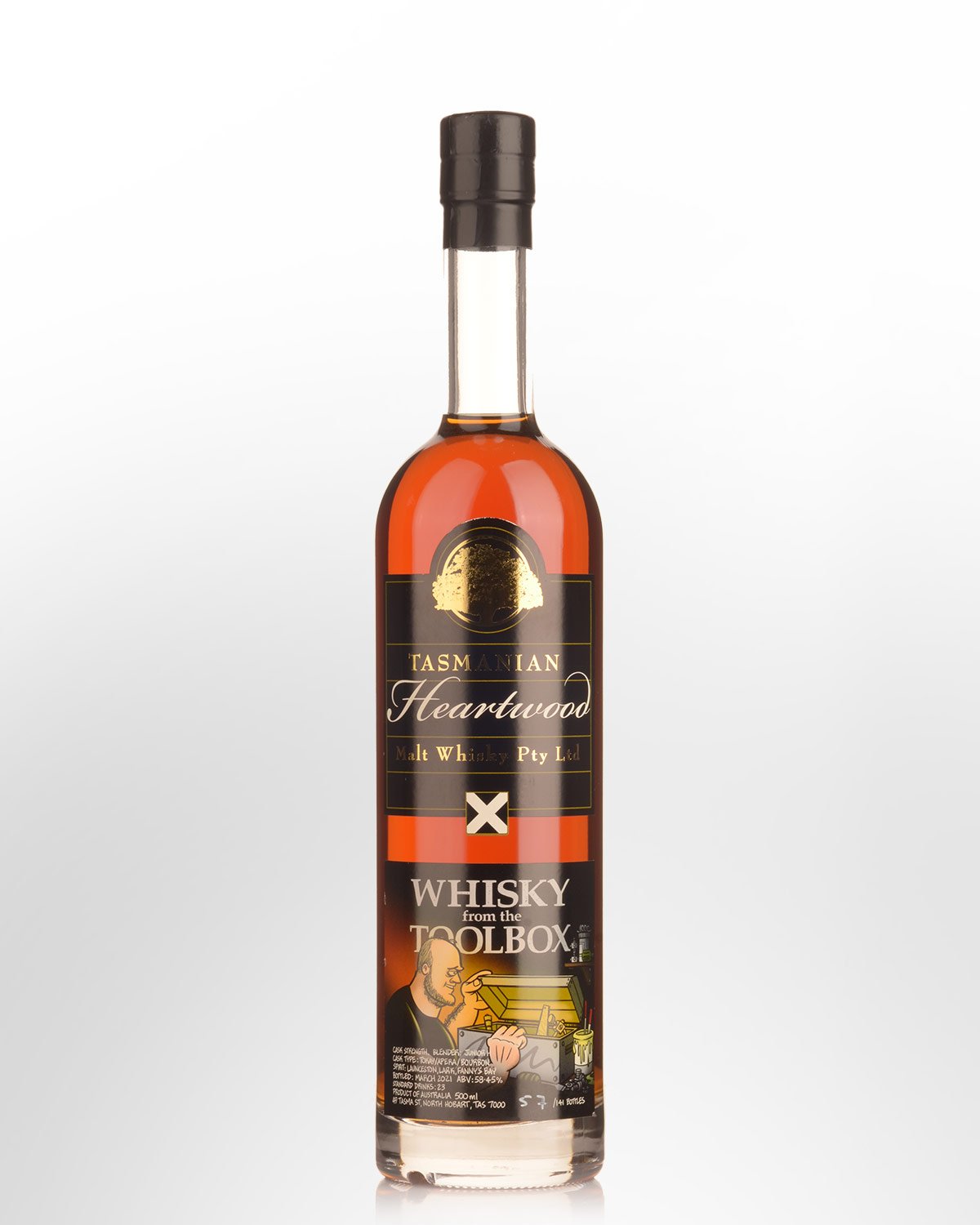 Heartwood Whisky from the Toolbox Cask Strength Single Malt Whisky (500ml)