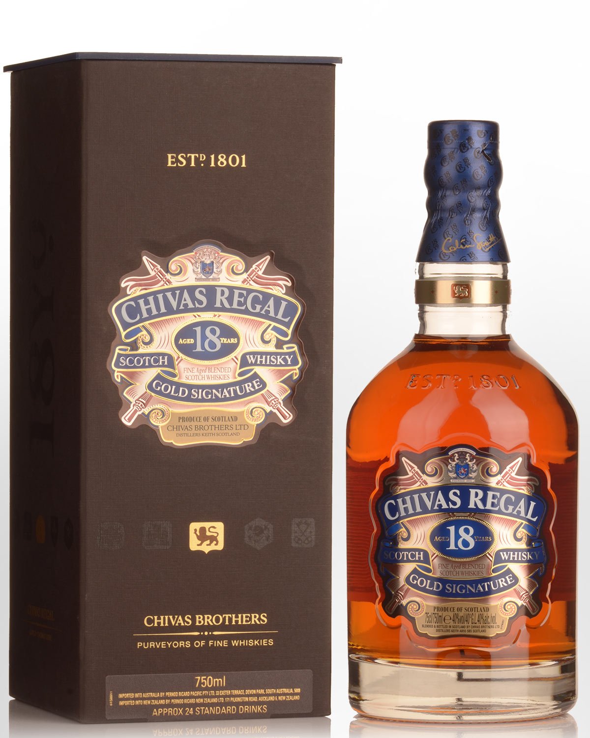 Chivas Regal 18 Year Old Blended Scotch Whisky (750ml)