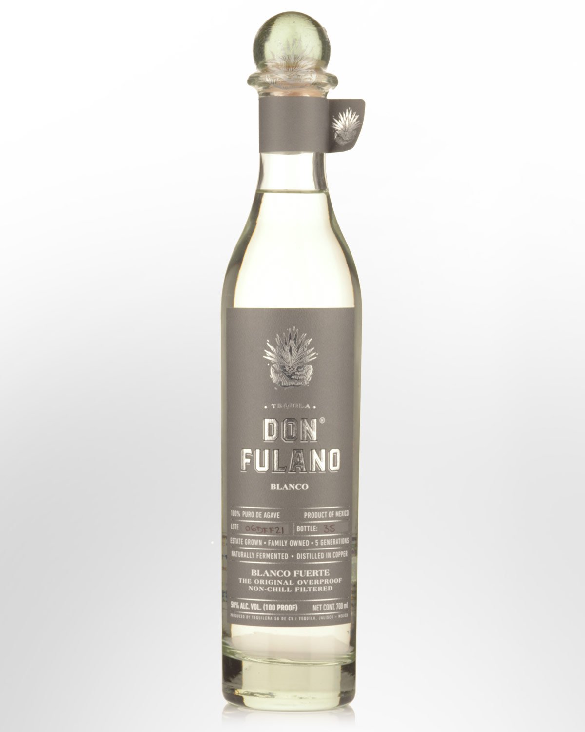 Don Fulano 100% Agave Blanco Fuerte Tequila (700ml)