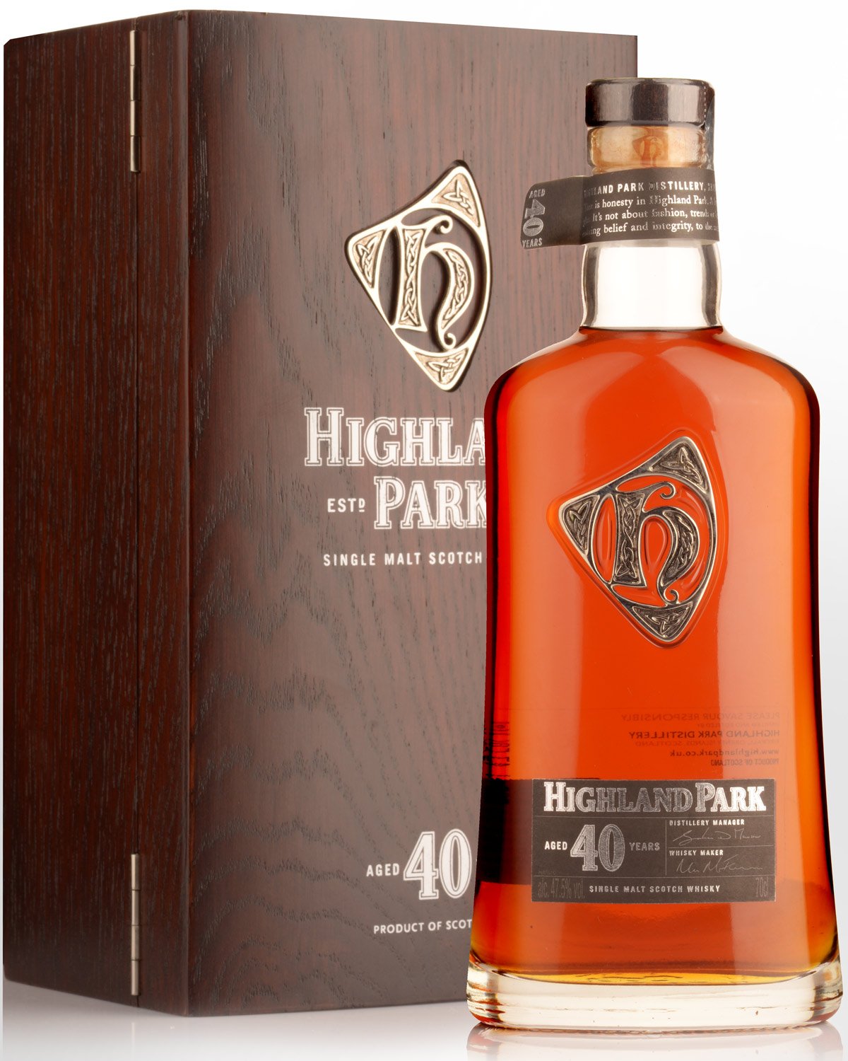 Highland Park 40 Year Old Single Malt Scotch Whisky (700ml) - Older Bottling