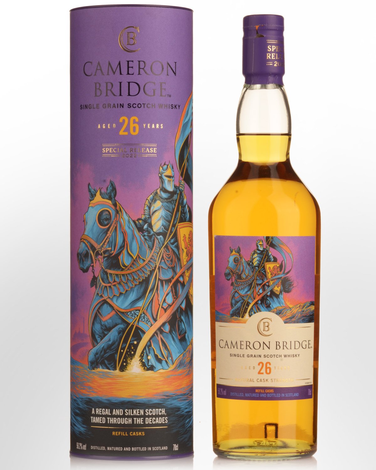 Cameronbridge 26 Year Old (Special Release 2022) Cask Strength Single Grain Scotch Whisky (700ml)