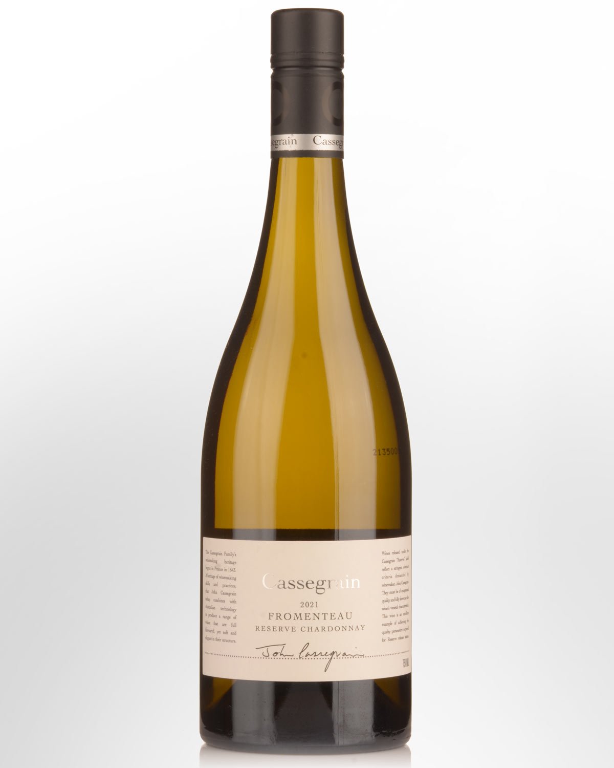 2021 Cassegrain Fromenteau Reserve Chardonnay