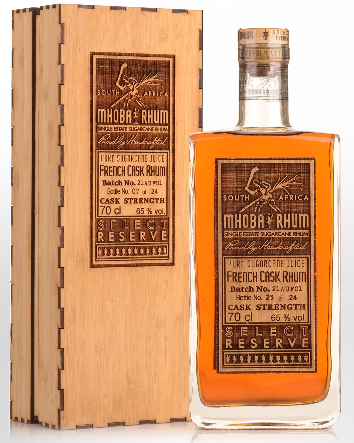Mhoba Select Reserve French Cask Aged South African Rum (700ml)