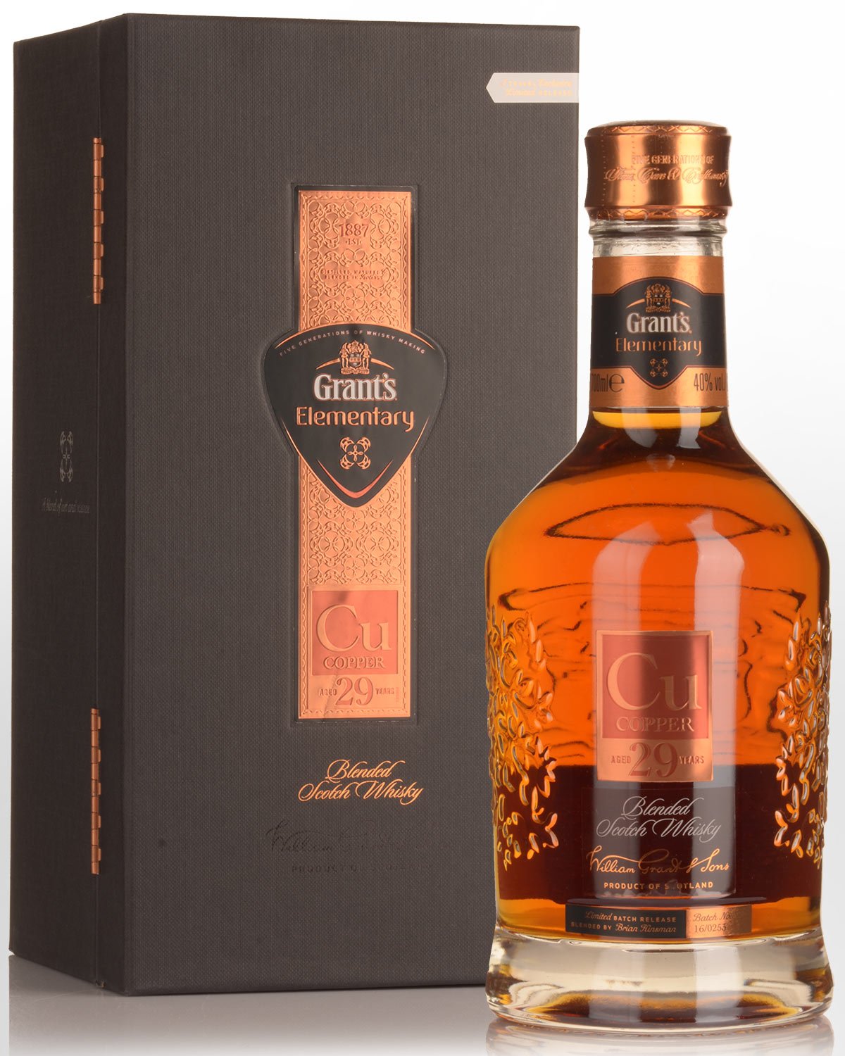 Grant's Elementary Copper 29 Year Old Blended Scotch Whisky (700ml)