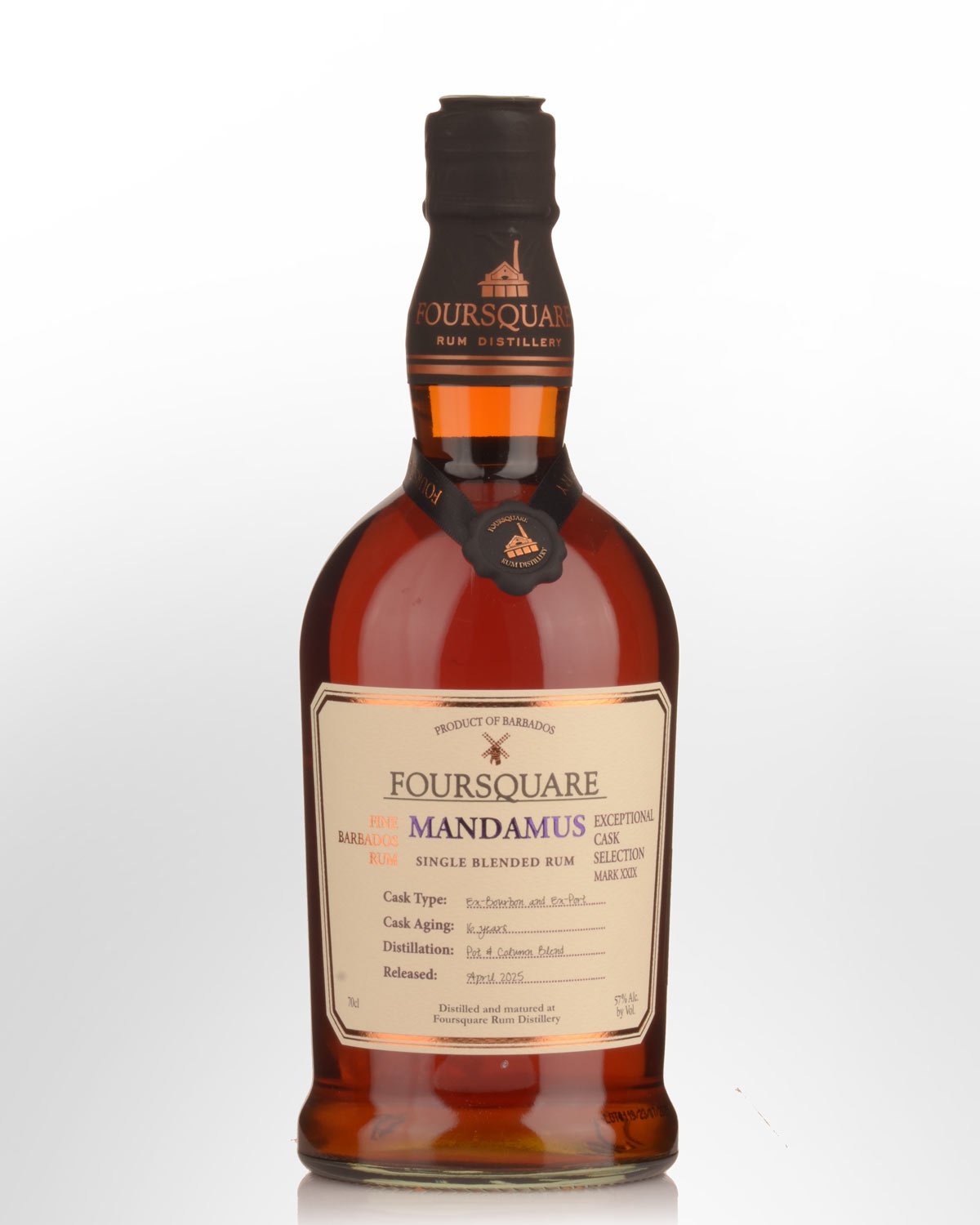 Foursquare Mandamus Exceptional Cask Selection Mark XXIX 16 Year Old Full Proof Single Blended Rum (700ml)