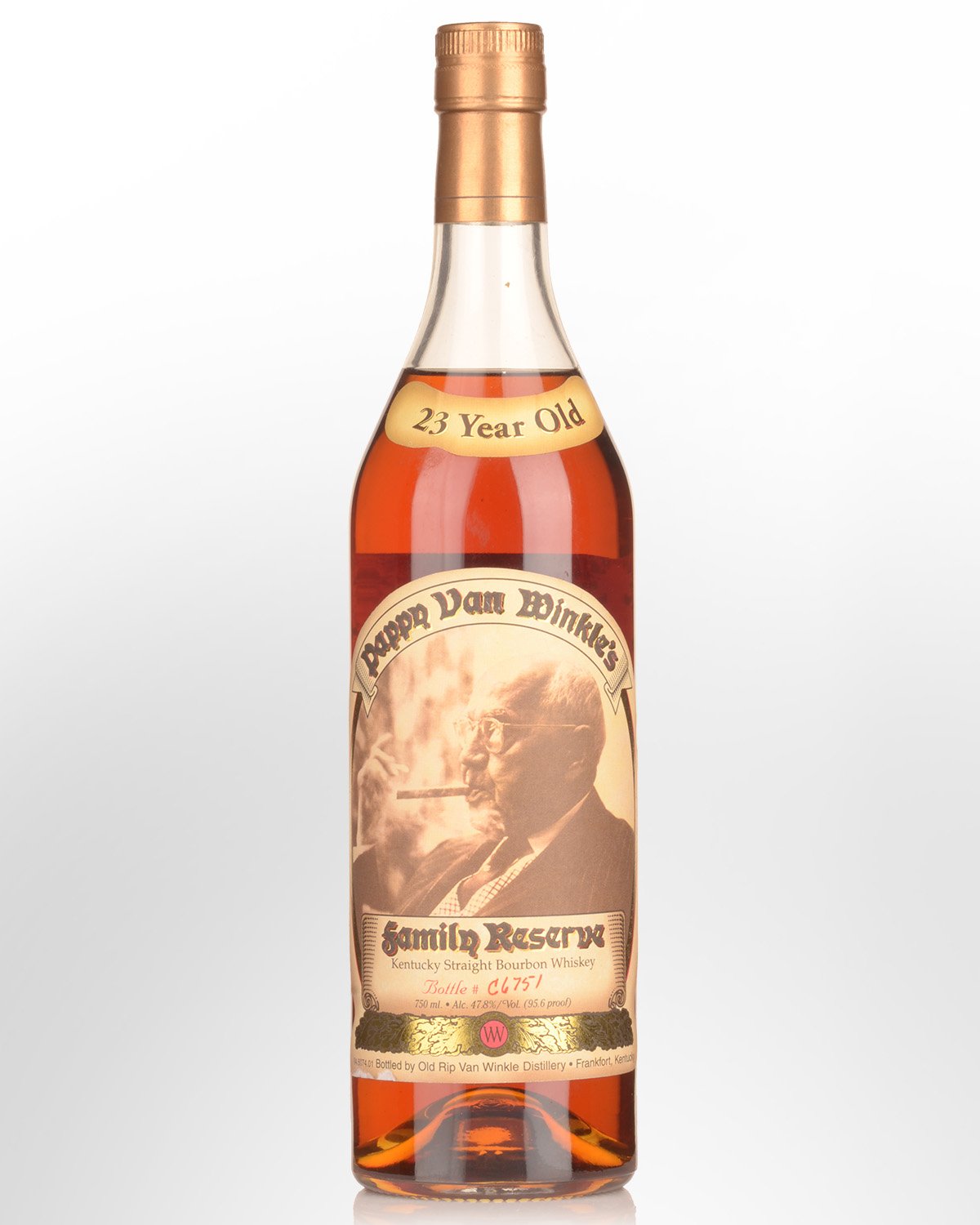 Pappy Van Winkle's Family Reserve 23 Year Old Bourbon Whiskey (750ml) - 2008 bottling