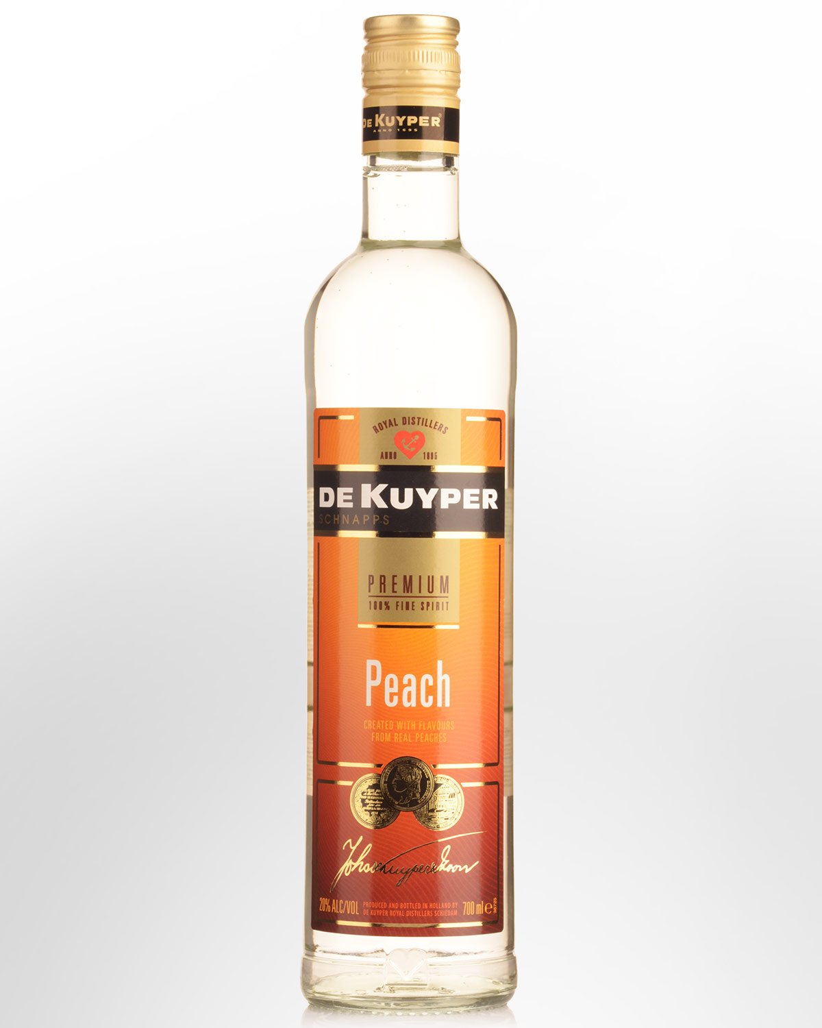De Kuyper Peach Schnapps Liqueur (700ml)