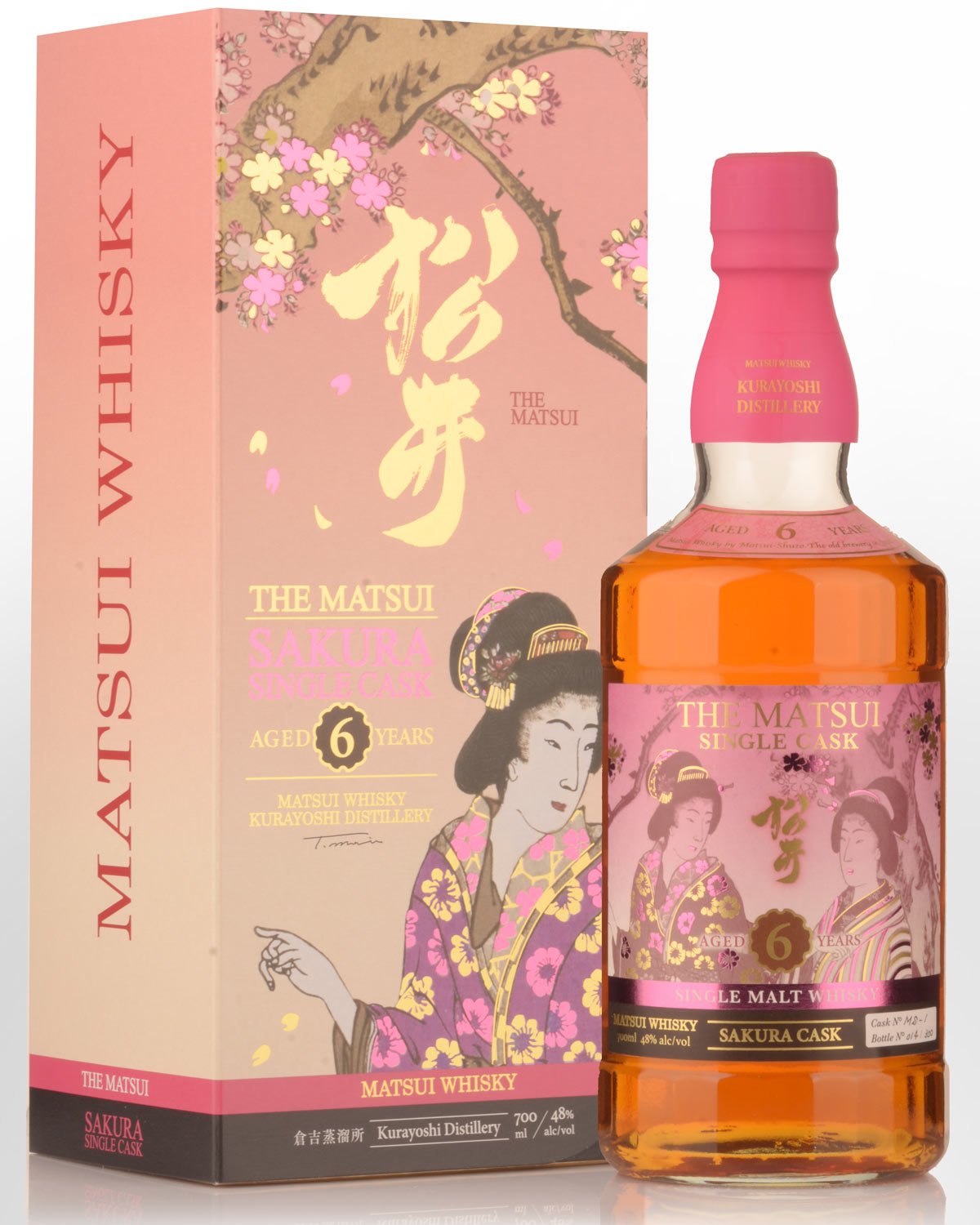 Matsui Sakura Cask 6 Year Old Single Malt Japanese Whisky (700ml)