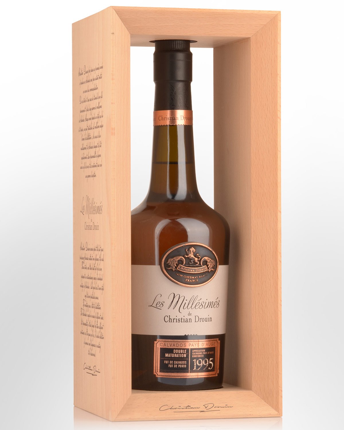 1995 Christian Drouin Pays d'Auge Port Cask Finish Calvados (700ml)