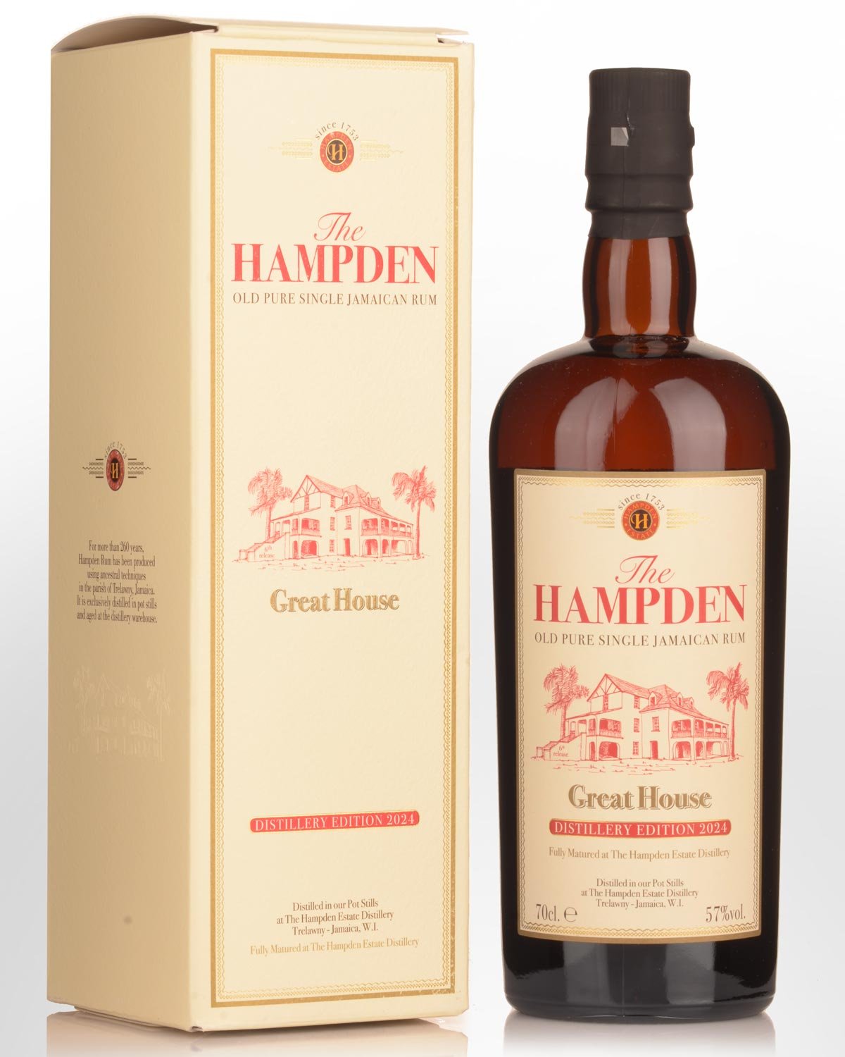 Hampden Estate Great House Distillery Edition 2024 Release Pure Single Jamaica Rum (700ml)