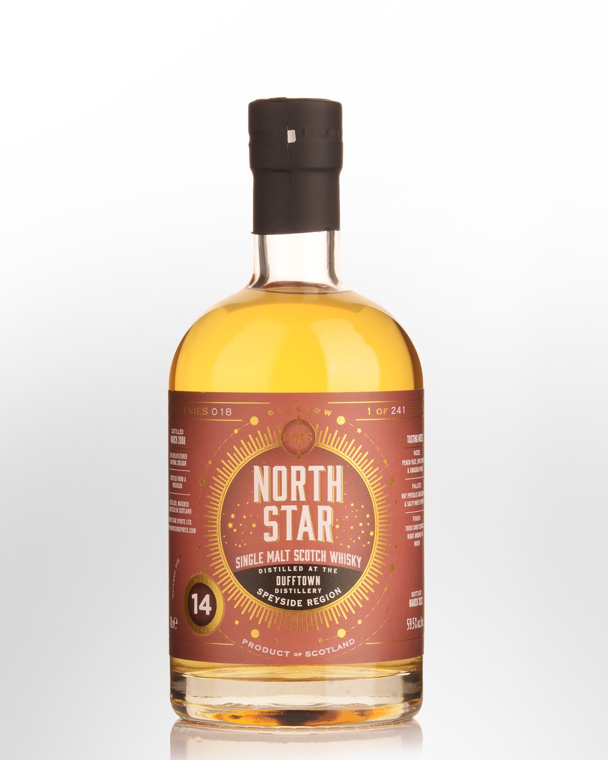 2008 North Star Dufftown 14 Year Old Cask Strength Single Malt Scotch Whisky (700ml)