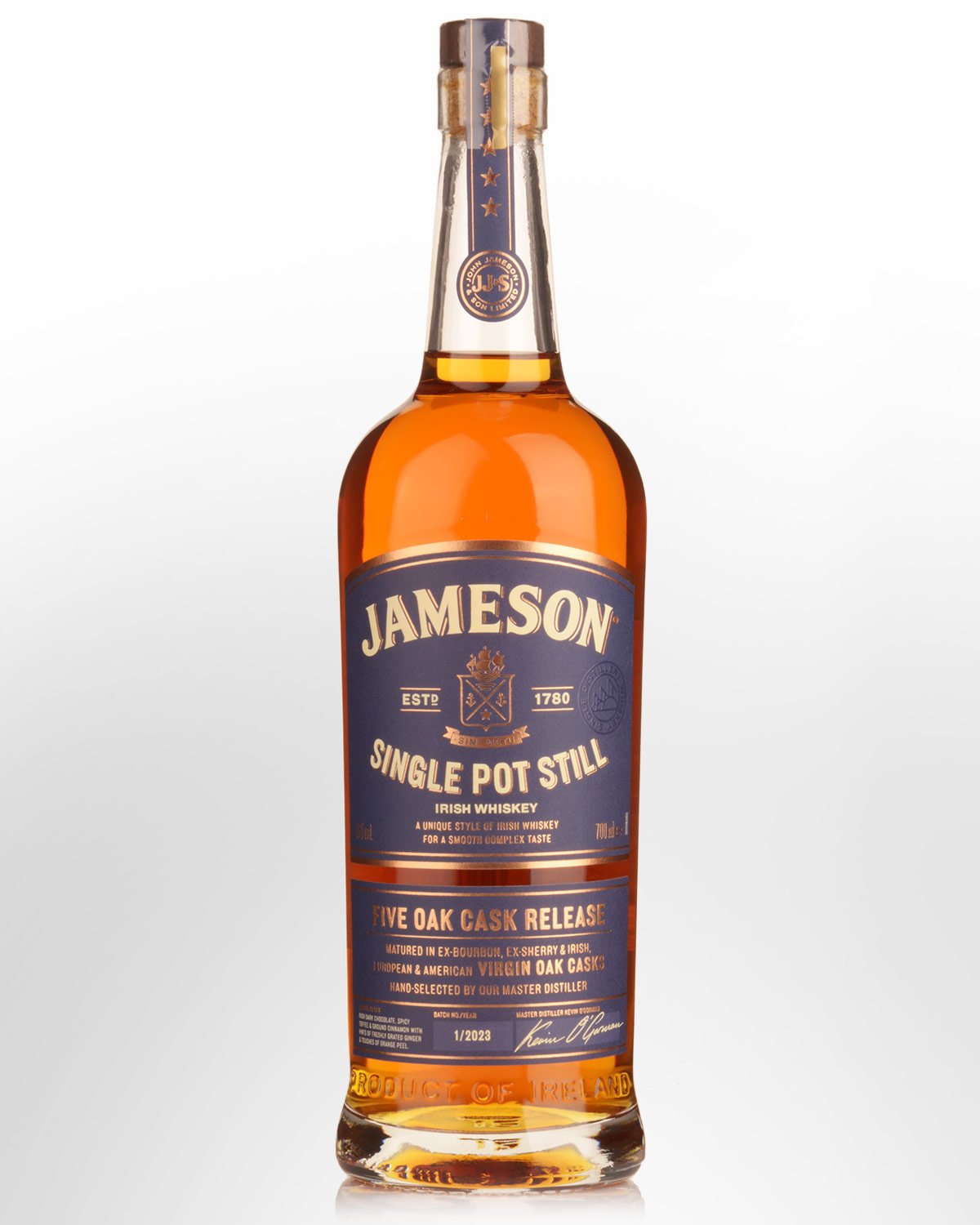 Jameson Single Pot Still Irish Whiskey (700ml)