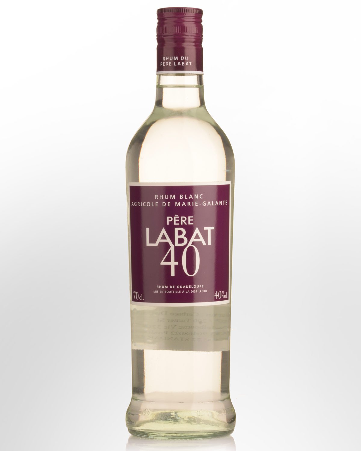 Pere Labat 40 Rhum Agricole Guadeloupe White Rum (700ml)