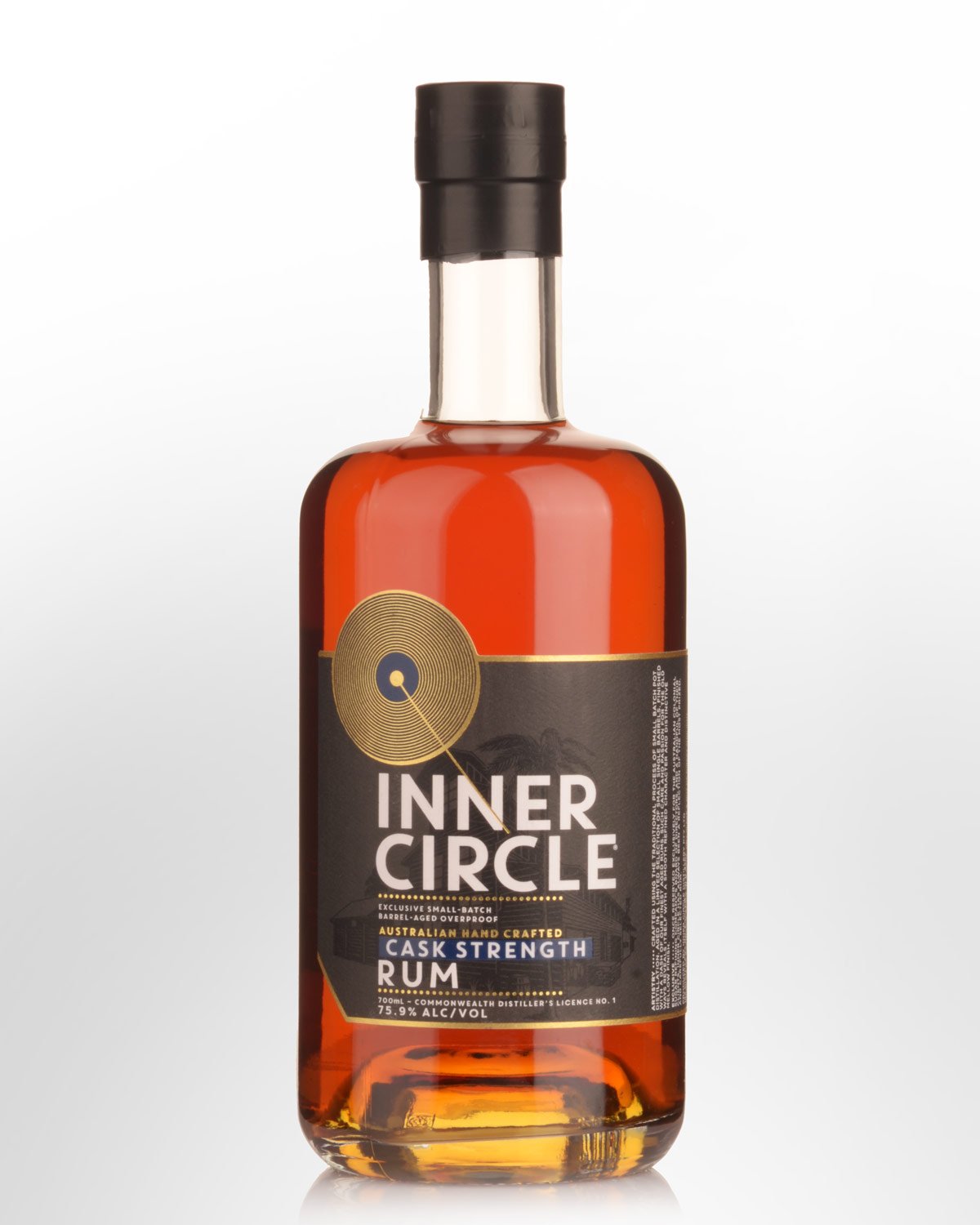Inner Circle Black Dot Cask Strength Rum 75.9% ABV (700ml)