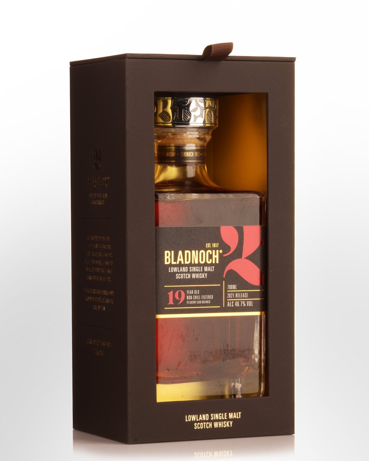 Bladnoch 19 Year Old PX Sherry Cask Matured Single Malt Scotch Whisky (700ml)