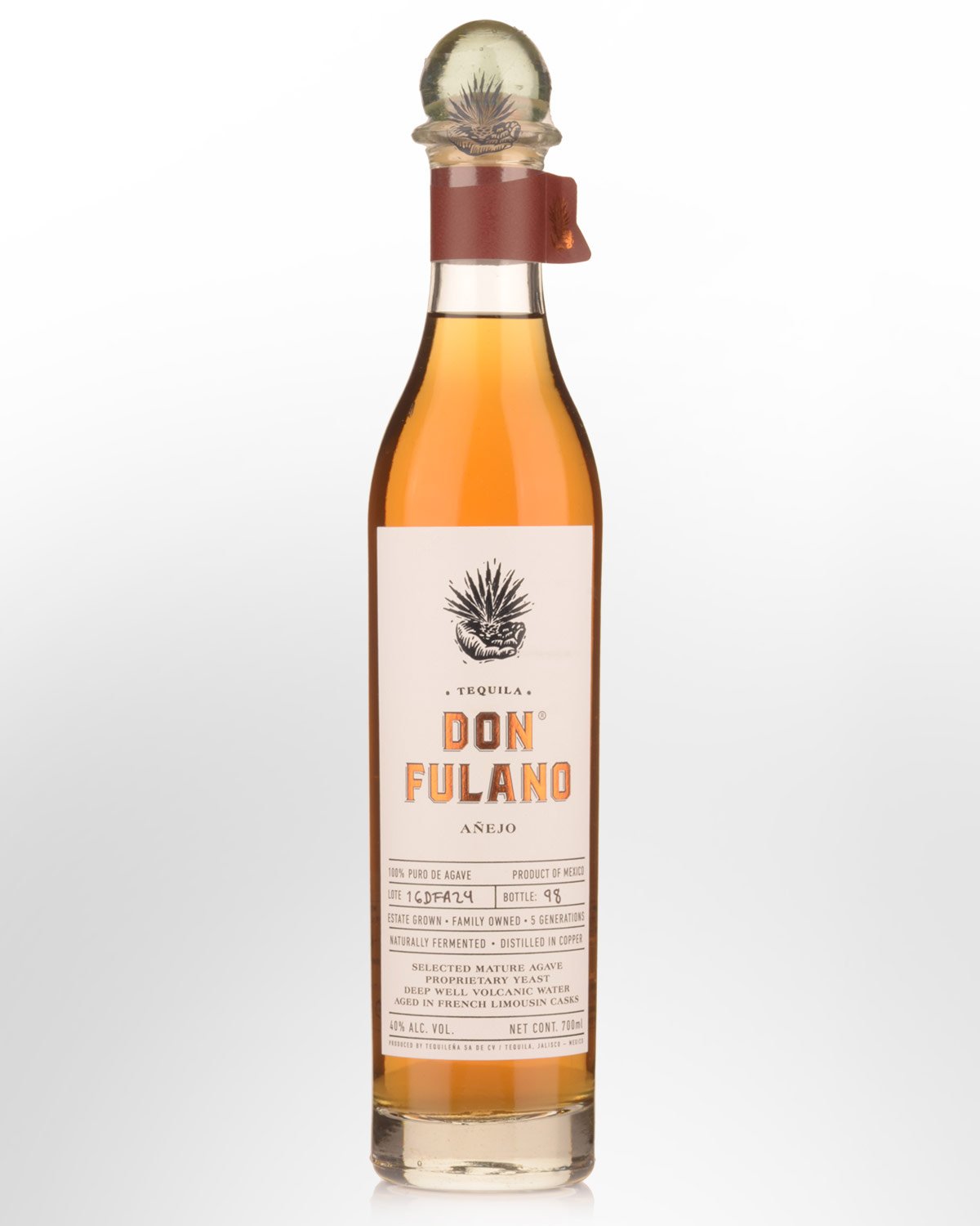 Don Fulano 100% Agave Anejo Tequila (700ml)